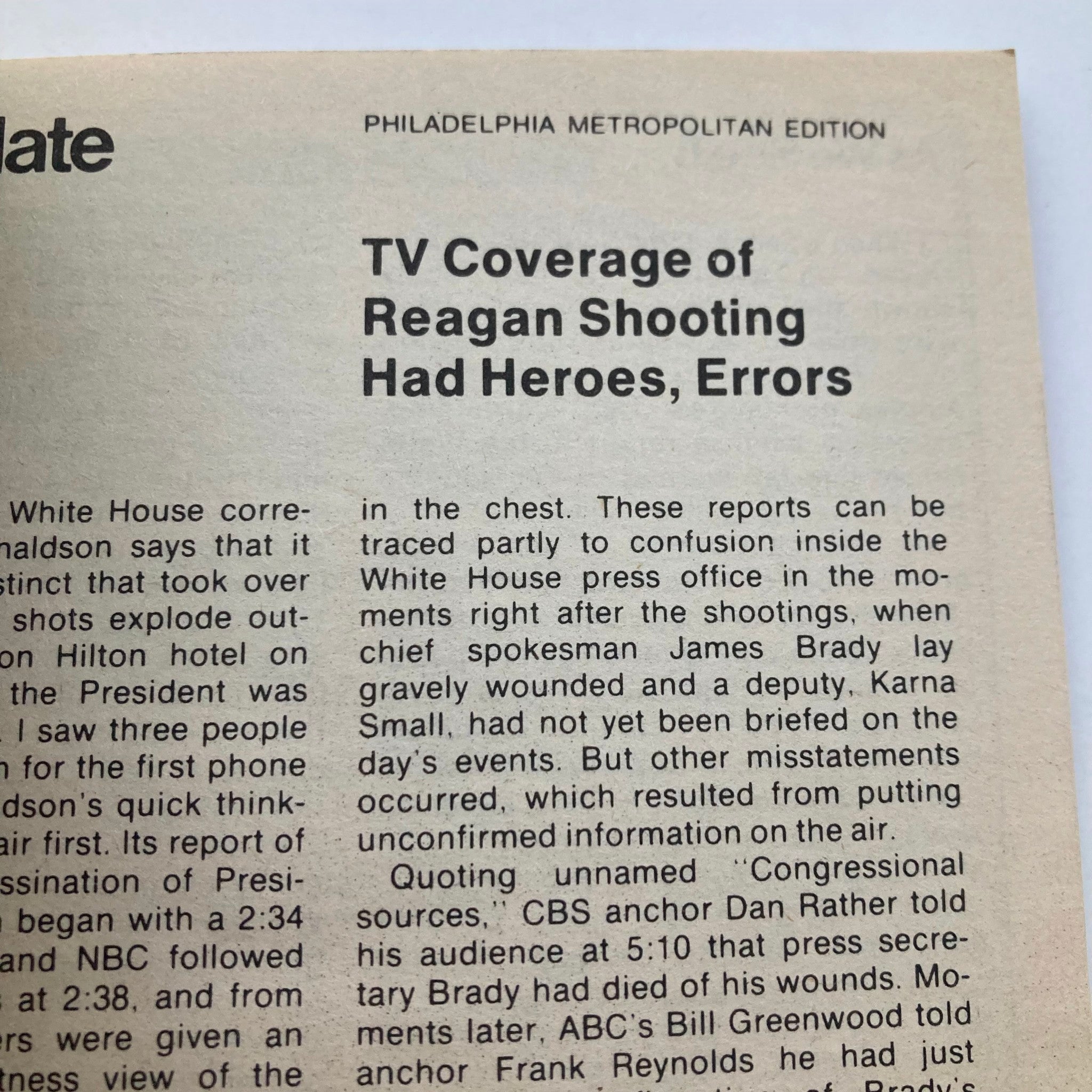 TV Guide Magazine April 11 1981 #1463 Ed Asner of 'Lou Grant' PA Ed.