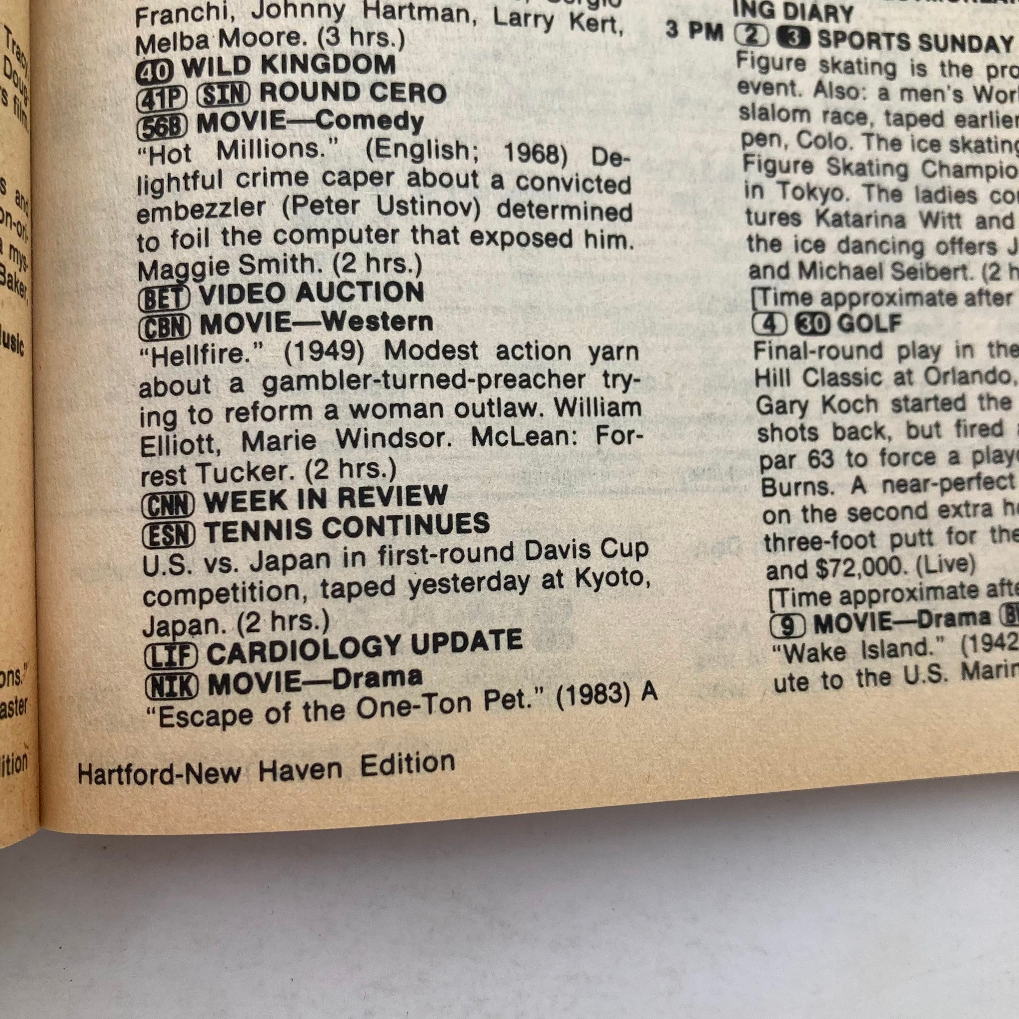 TV Guide Magazine March 9 1985 featuring Angela Lansbury, highlighting TV show listings and movie schedules for Hartford-New Haven Edition. Includes details about various shows and events from that date.