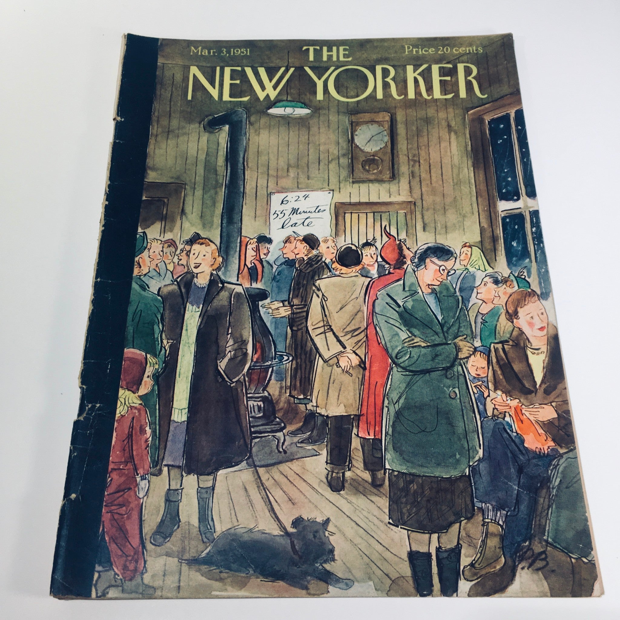 The New Yorker Magazine March 3 1951 Full Theme Cover by Perry Barlow No Label