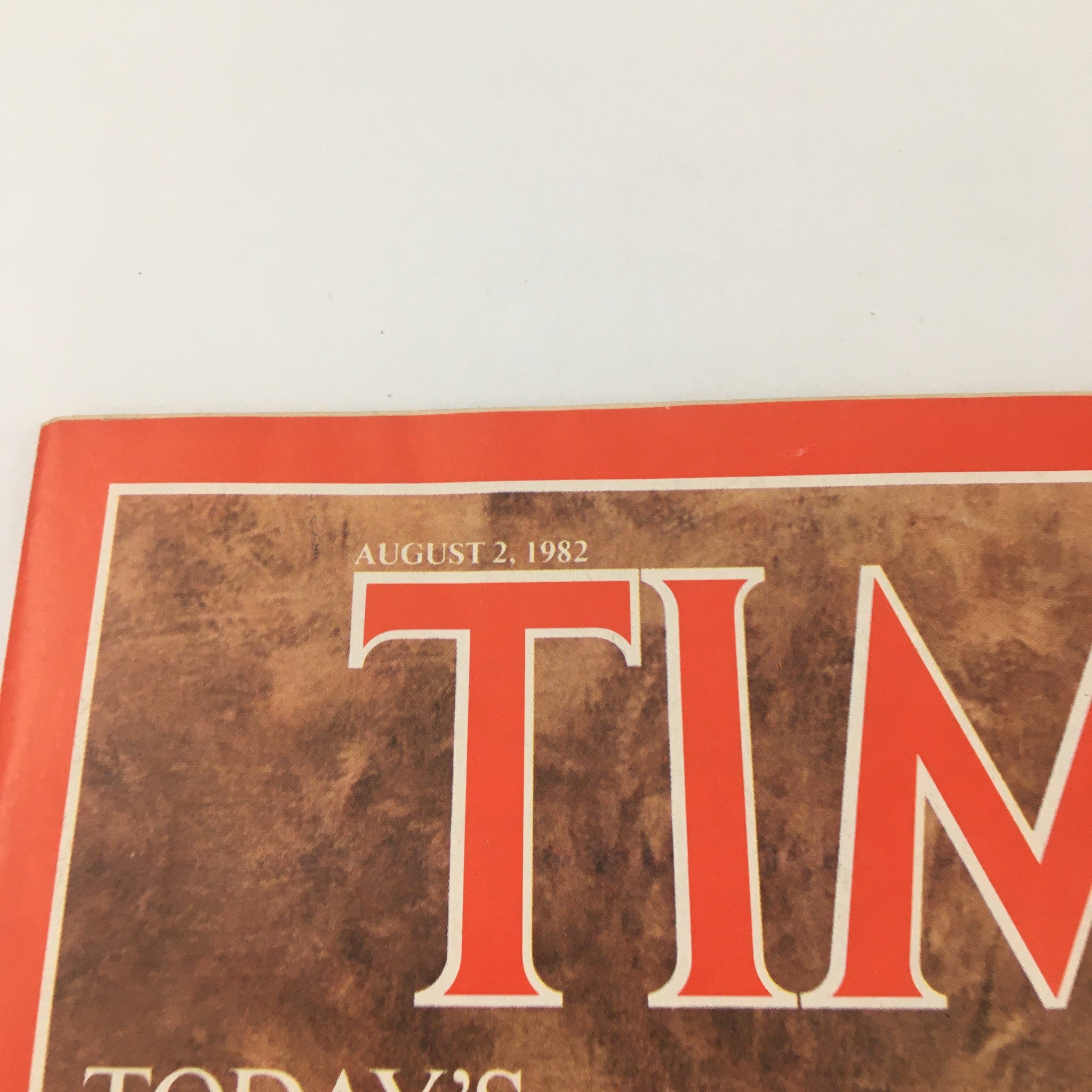 VTG Time Magazine August 2 1982 Today's Scarlet Letter & A Grim Week in Britain