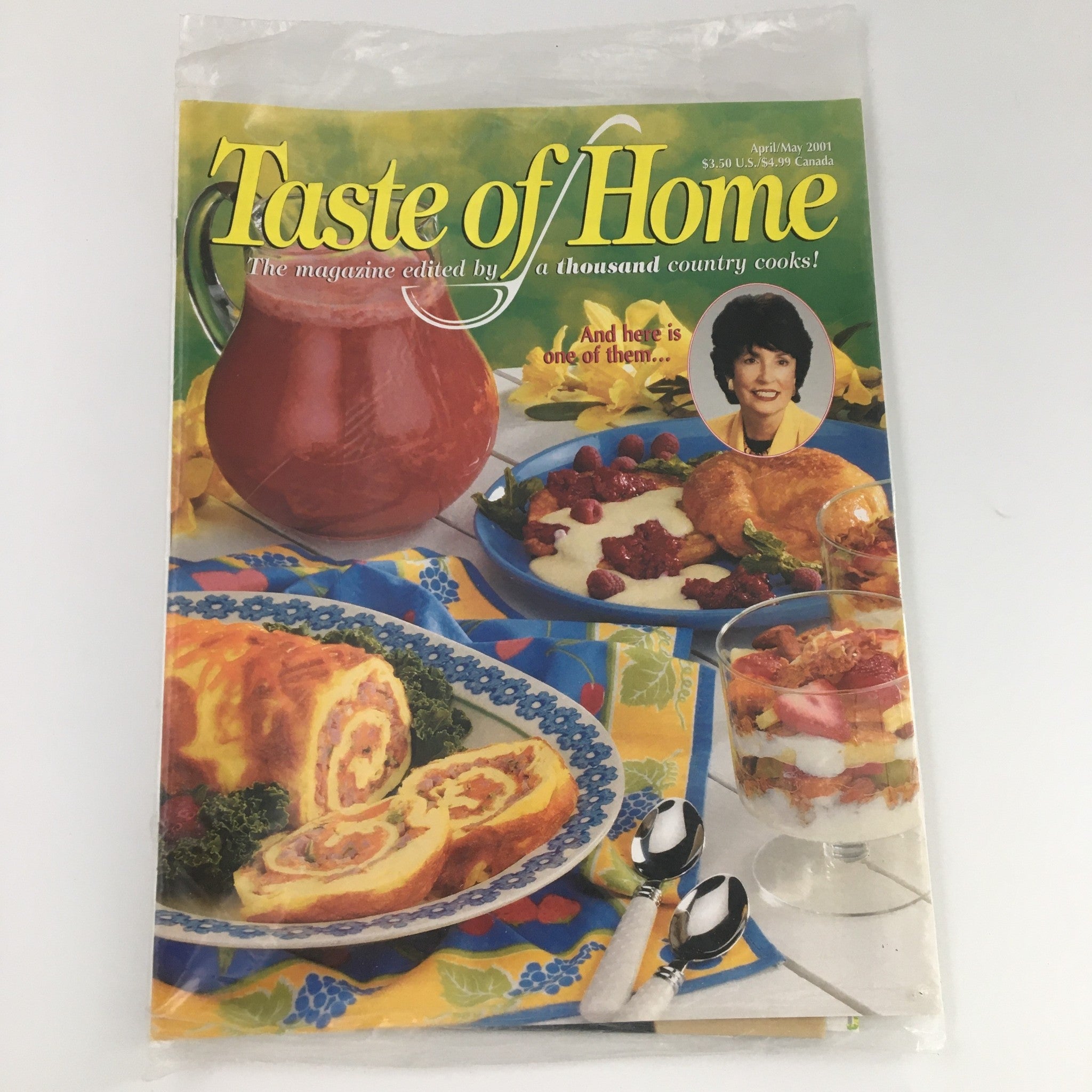 Taste of Home Magazine April May 2001 Shortbread & Chicken Ham Feature Newsstand