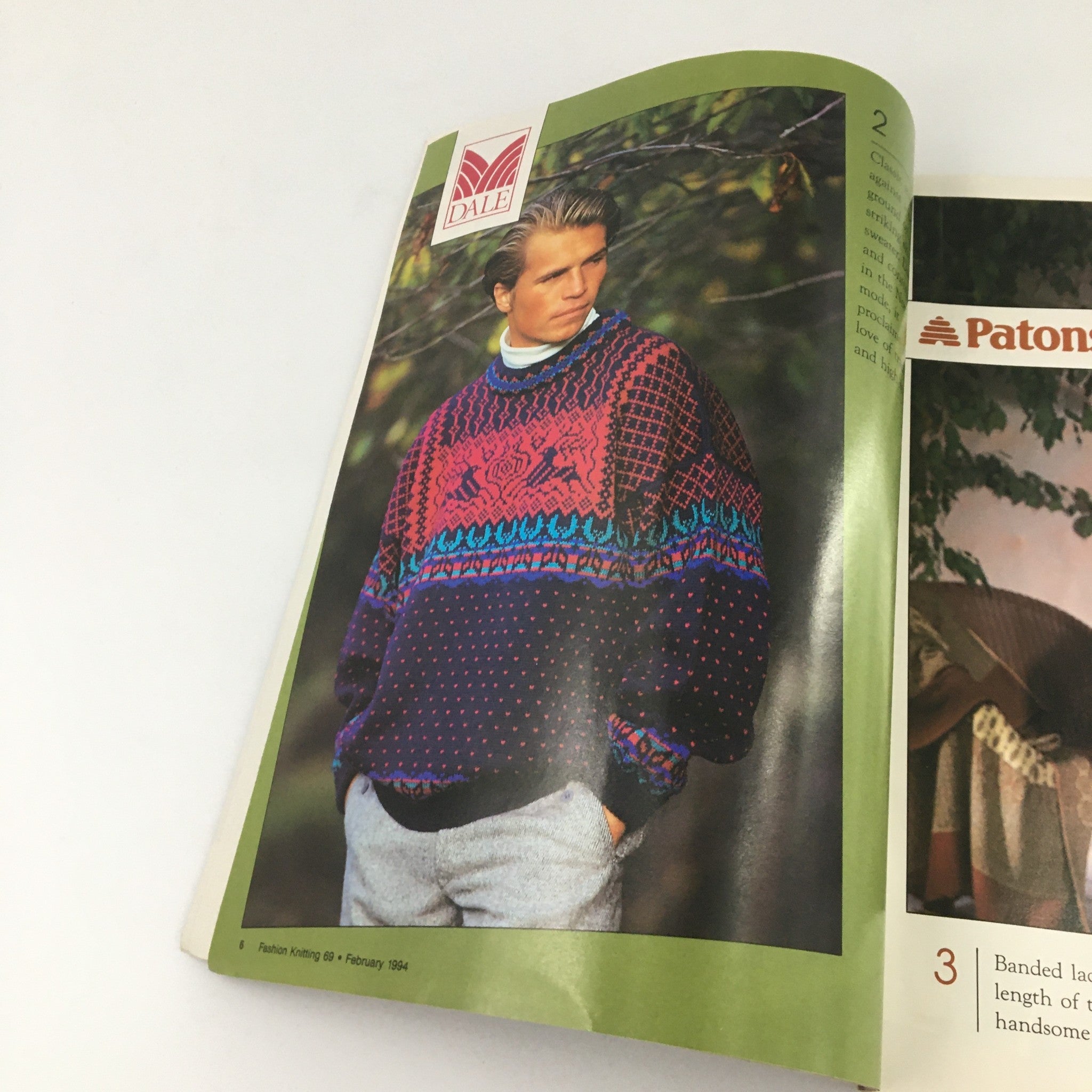 Fashion Knitting Magazine February 1994 #69 Meg Swansen Cover & Knitting Guide