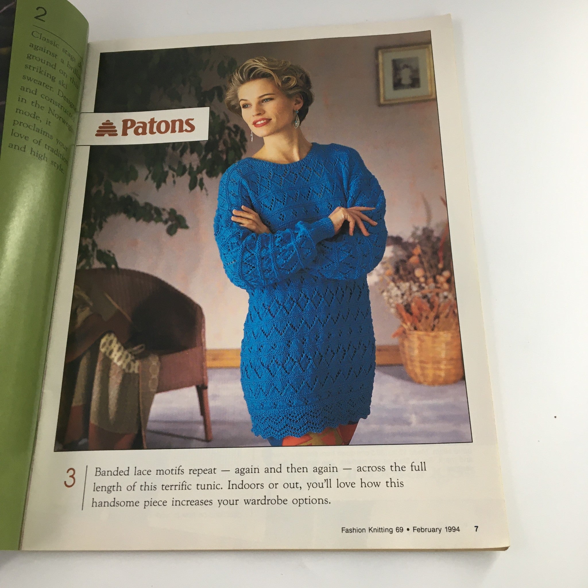 Fashion Knitting Magazine February 1994 #69 Meg Swansen Cover & Knitting Guide