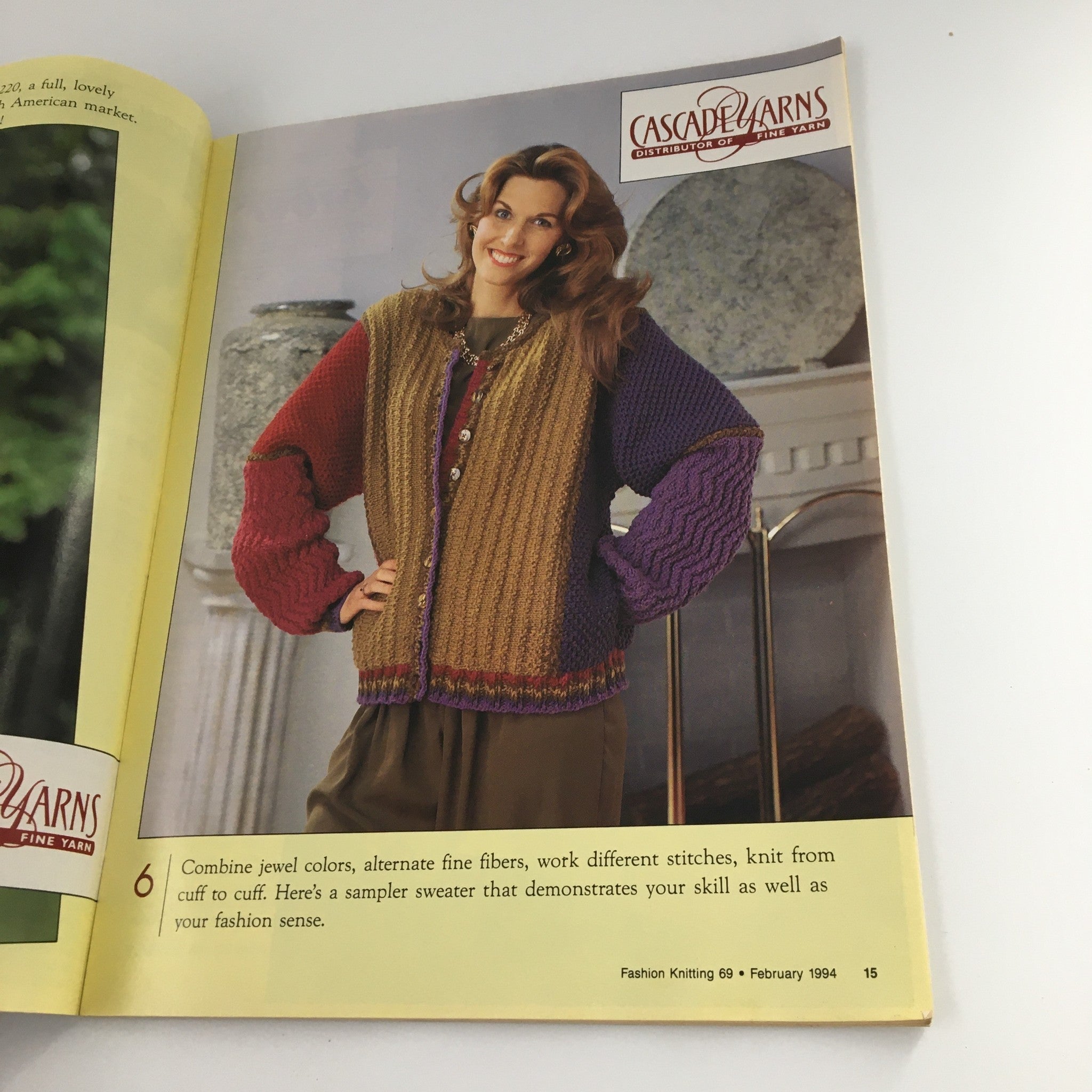 Fashion Knitting Magazine February 1994 #69 Meg Swansen Cover & Knitting Guide