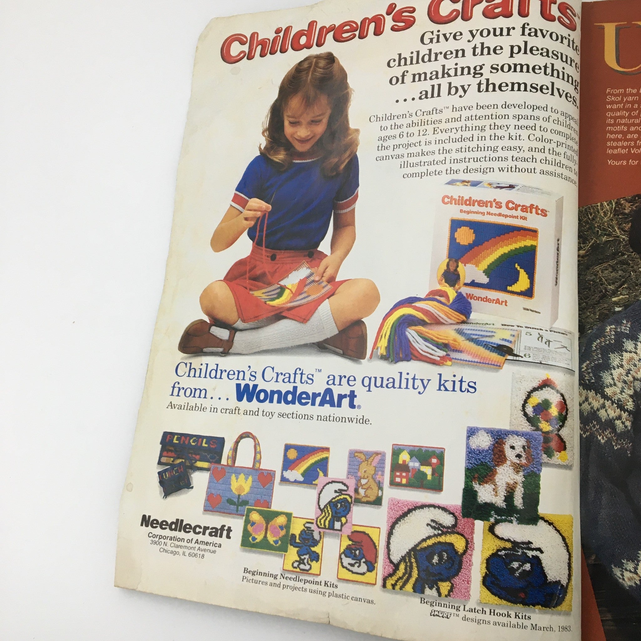 McCall's Needlework & Crafts Magazine February 1983 Country Crafts Feature