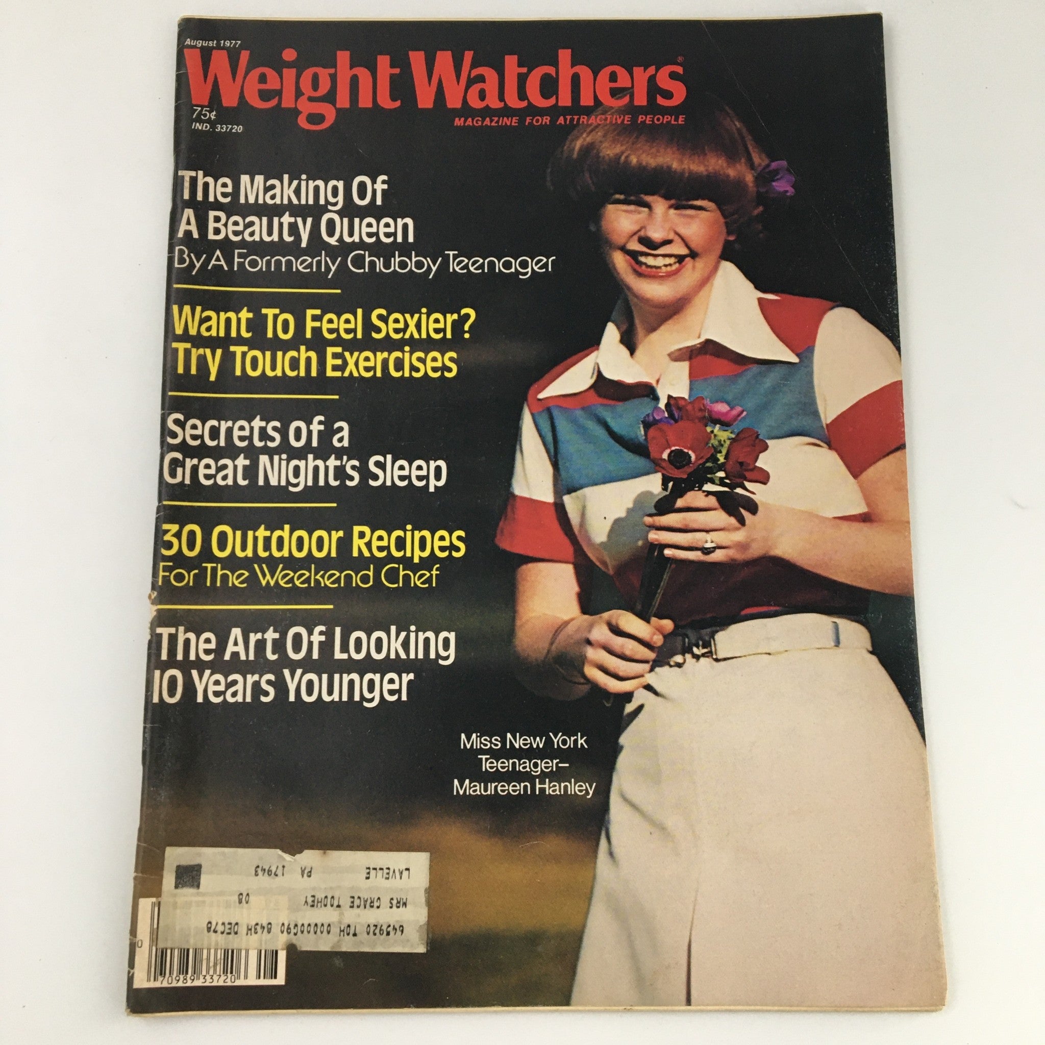 VTG Weight Watchers Magazine August 1977 Miss New York Teen Maureen Hanley Cover