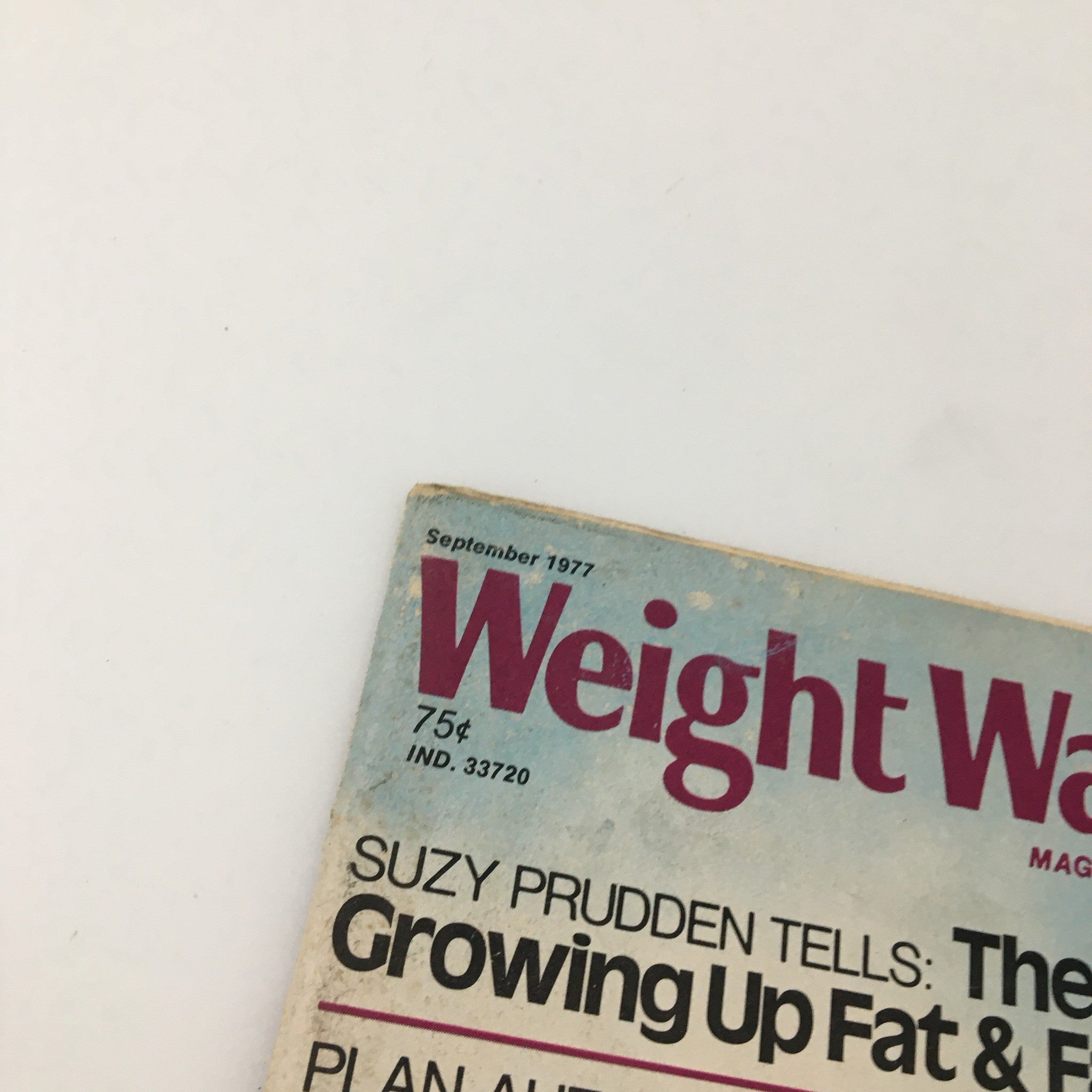 VTG Weight Watchers Magazine September 1977 Suzy Prudden Cover and Feature