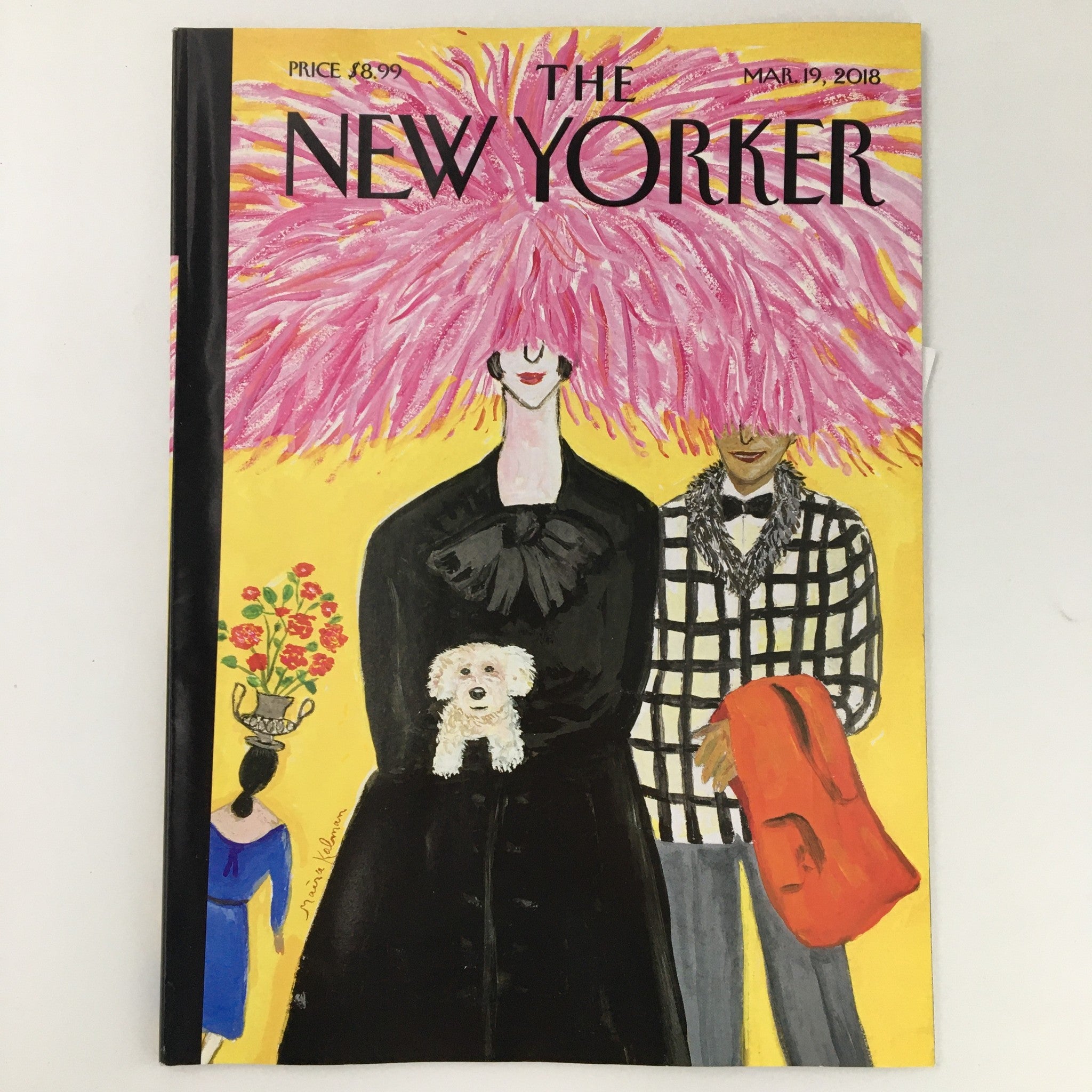 The New Yorker March 19 2018 Full Magazine Theme Cover Maira Kalman Newsstand