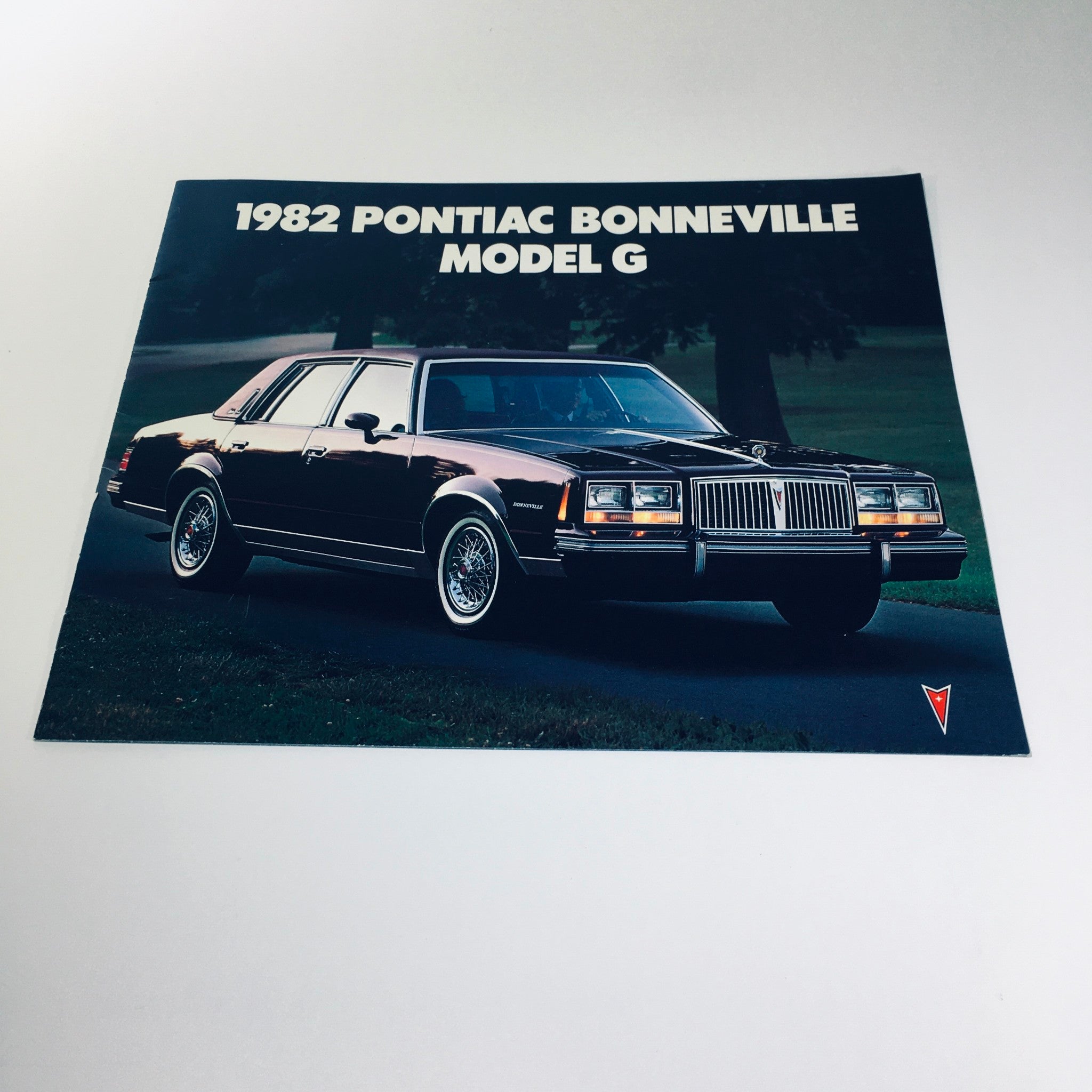 1982 Pontiac Bonneville Model G Brougham 4-Door Sedan Car Sales Brochure