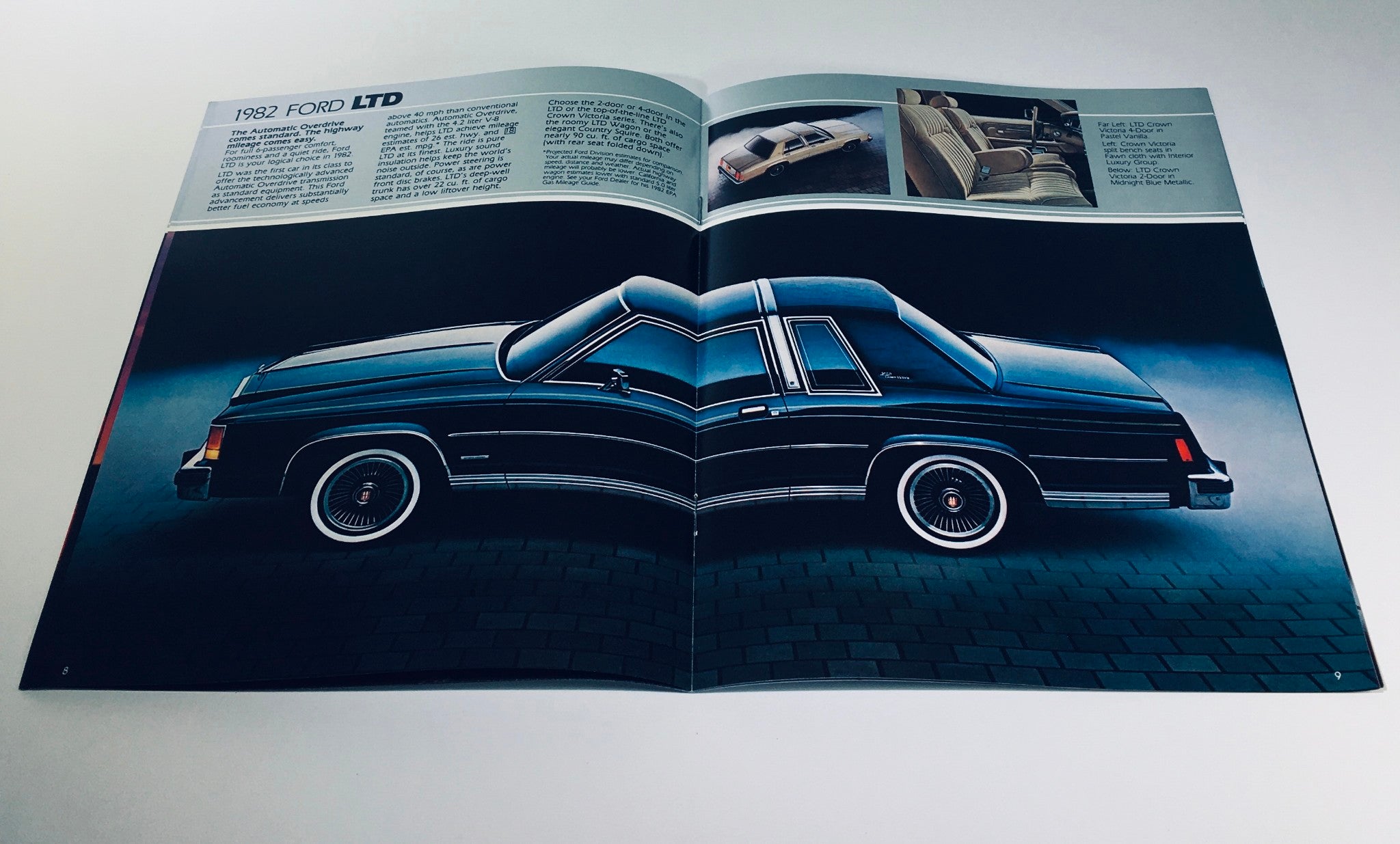 1982 Ford Exp, Escort, Granada, LTD 016-Ann: 8/81 Car Catalog Brochure