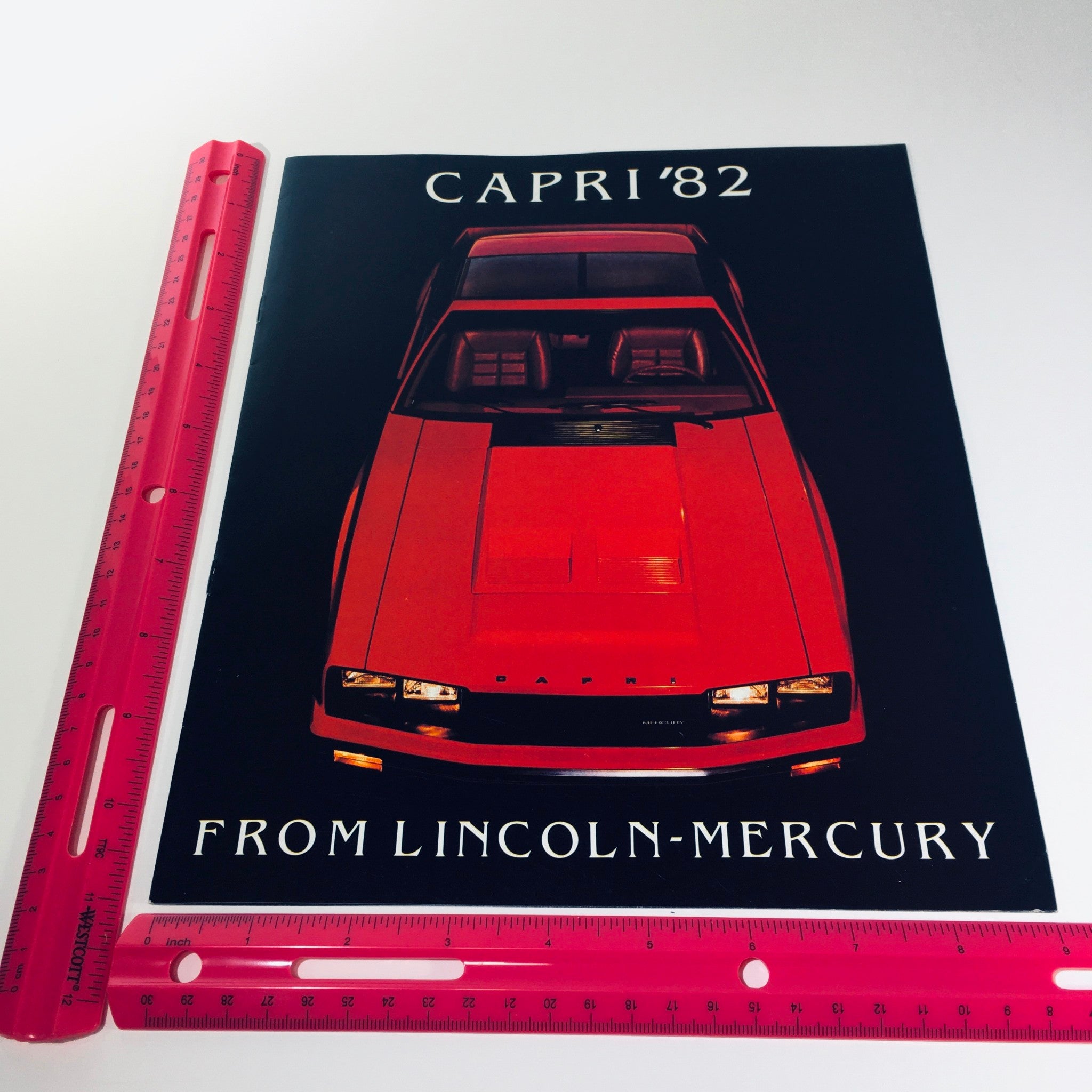 1982 Capri GS From Lincoln-Mercury Division Car Sales Brochure