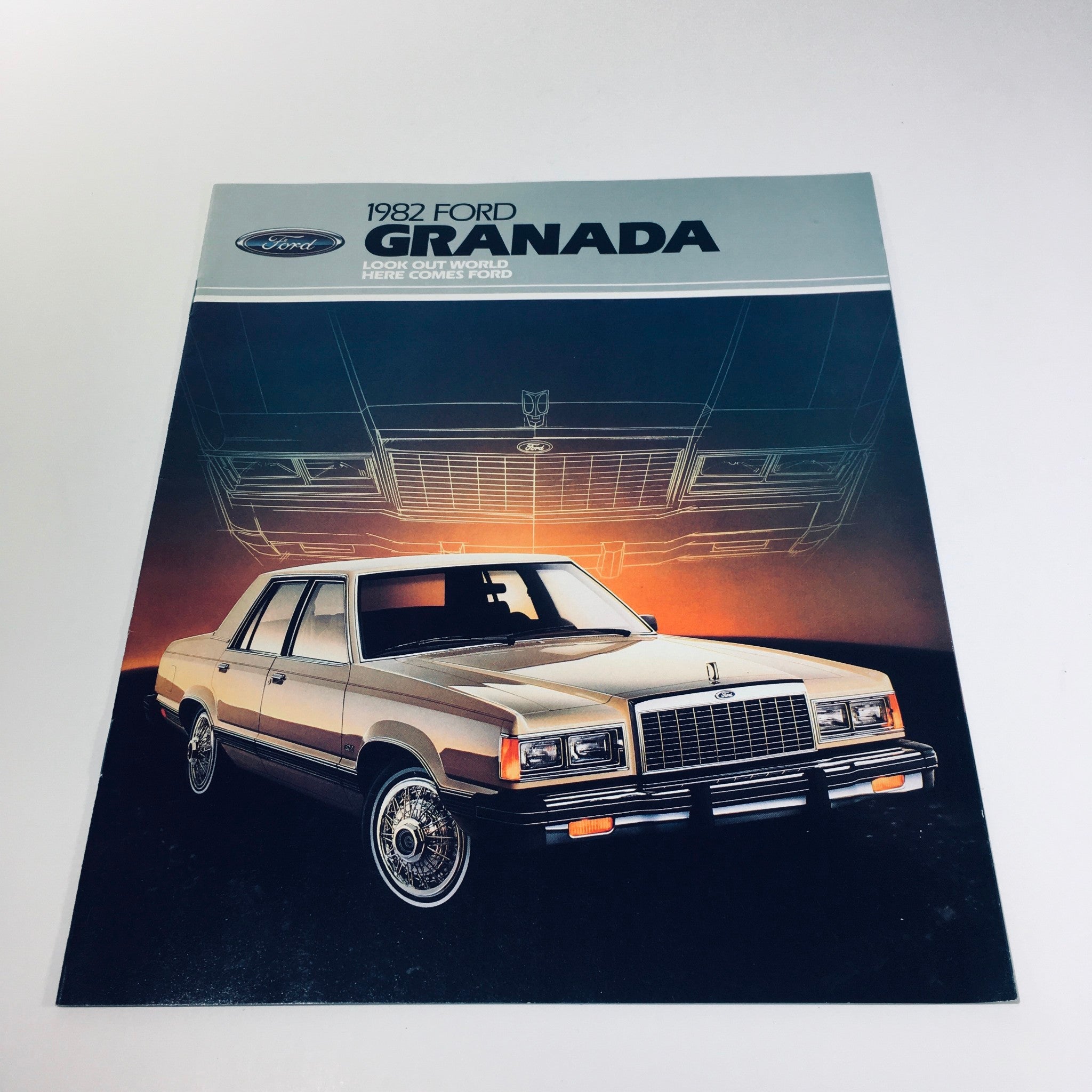 1982 Ford Granada GLX Series, Ford Granada Wagon Series Car Sales Brochure 8/81