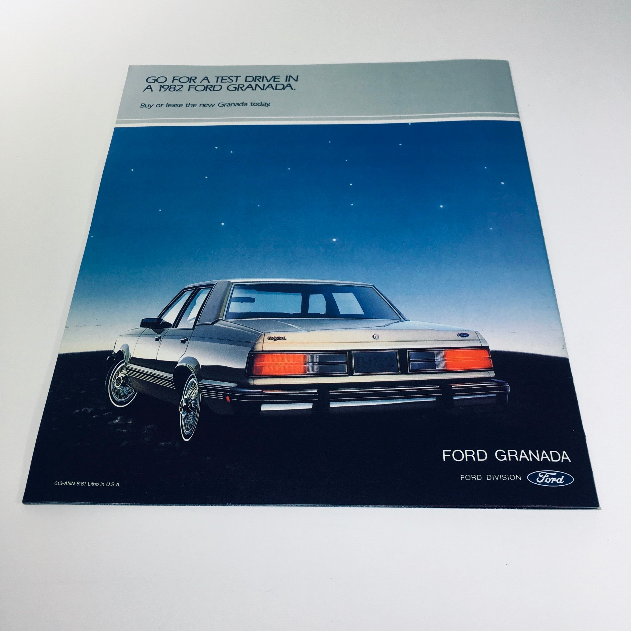 1982 Ford Granada GLX Series, Ford Granada Wagon Series Car Sales Brochure 8/81