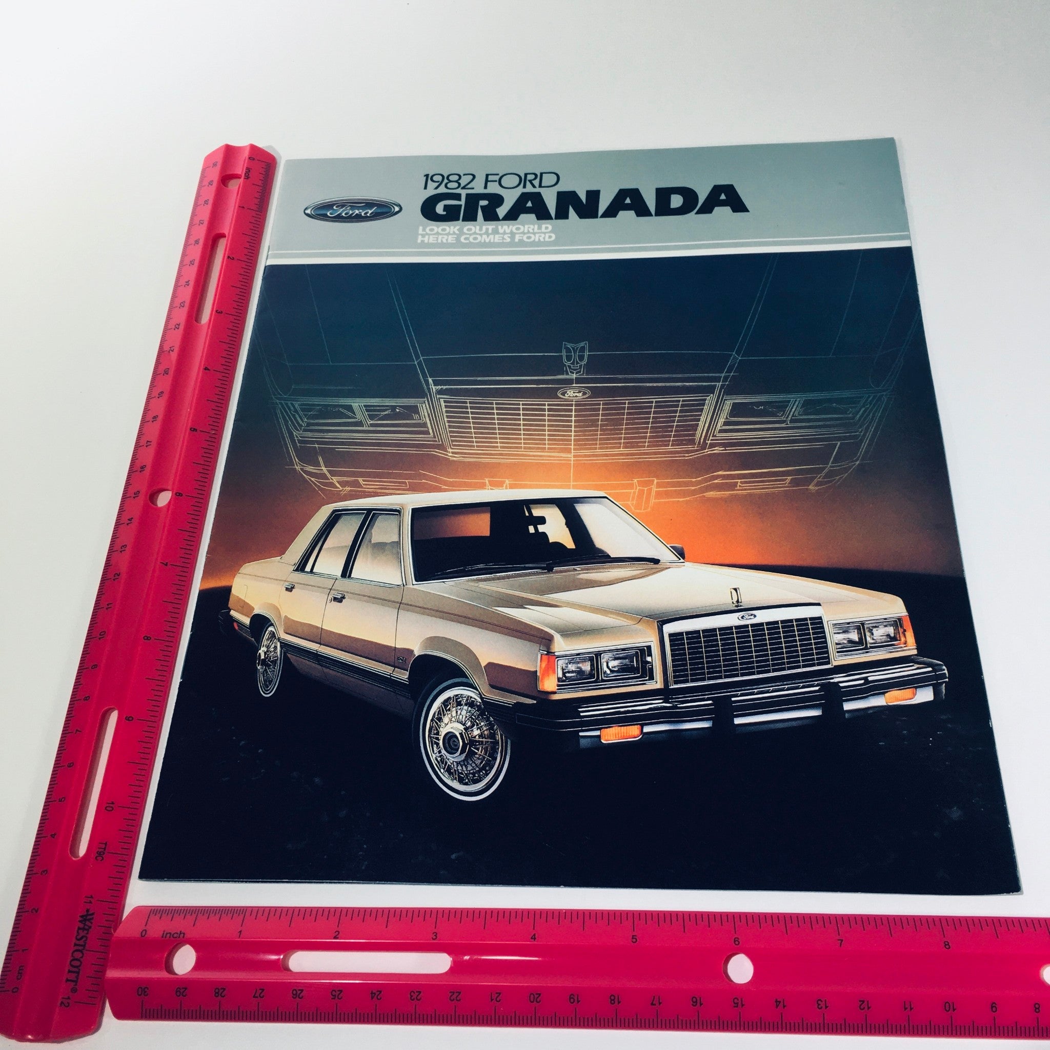 1982 Ford Granada GLX Series, Ford Granada Wagon Series Car Sales Brochure 8/81