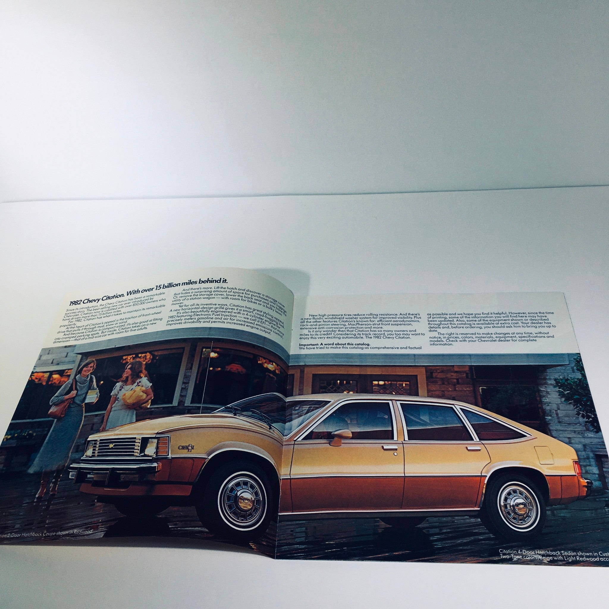 1982 Chevrolet Citation 4-Door Hatchback Sedan - August 1981 Car Sales Brochure