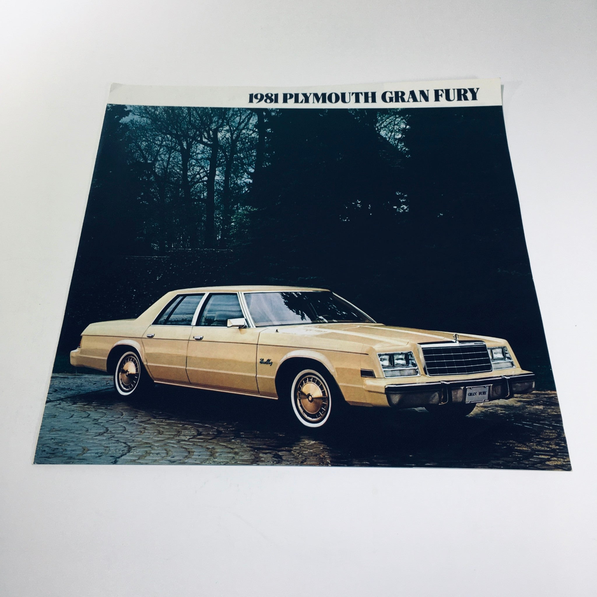 1981 Plymouth Gran Fury in Light Cashmere Full Size Car Sale Brochure