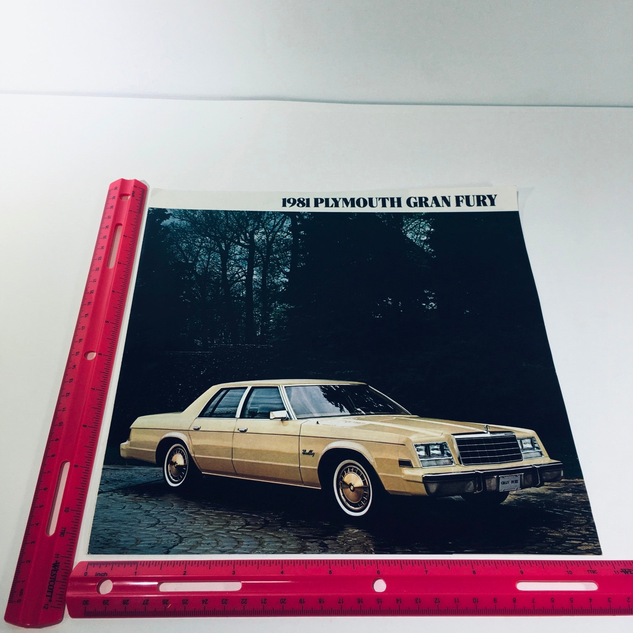 1981 Plymouth Gran Fury in Light Cashmere Full Size Car Sale Brochure