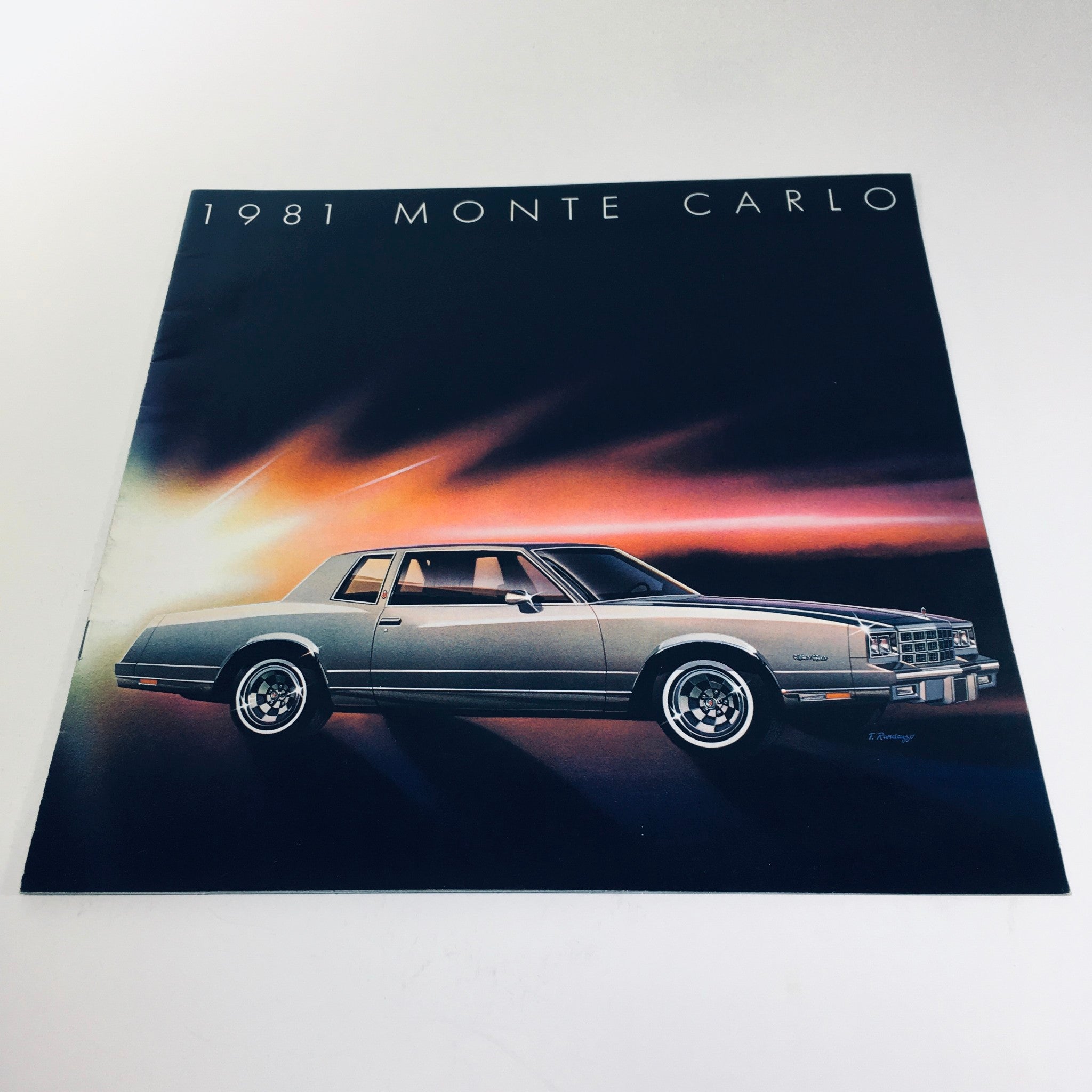 1981 Monte Carlo Sport Coupe w/Computer Command Control Car Sale Brochure