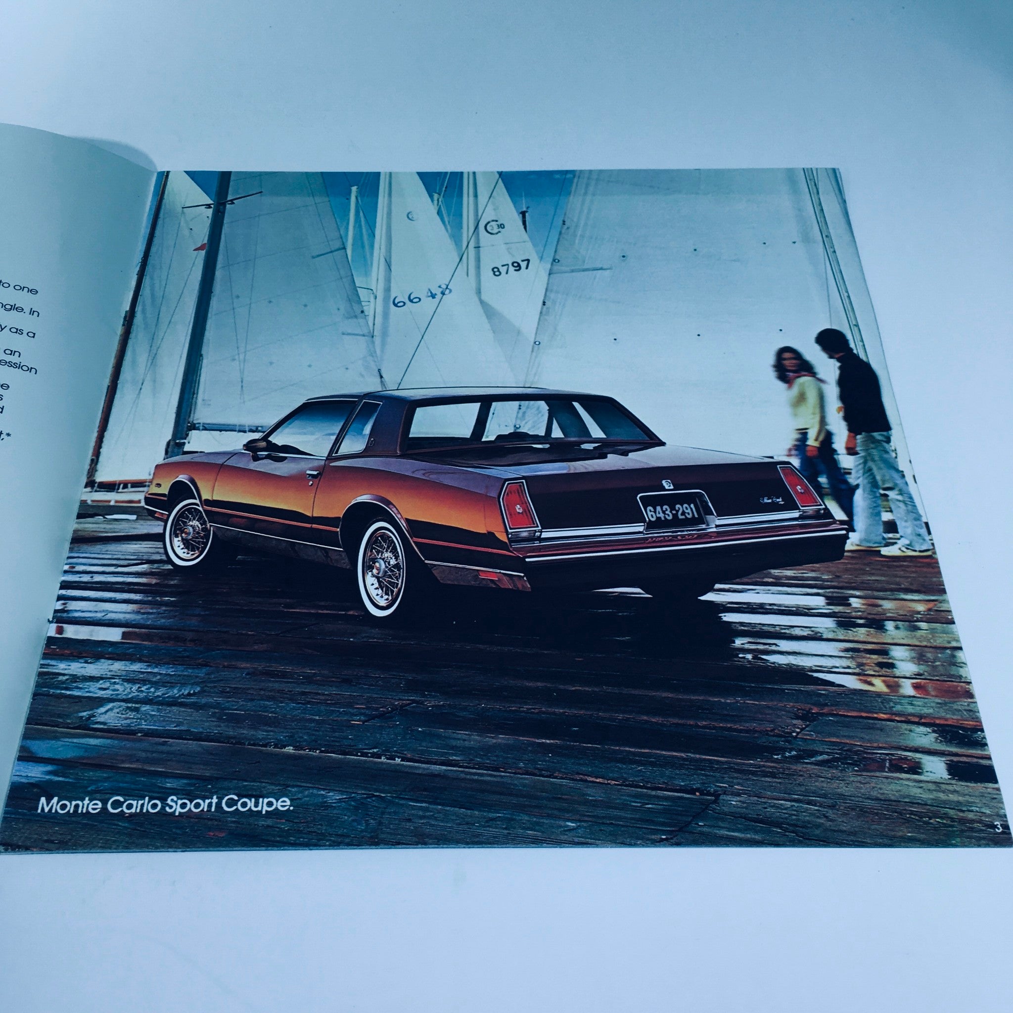 1981 Monte Carlo Sport Coupe w/Computer Command Control Car Sale Brochure