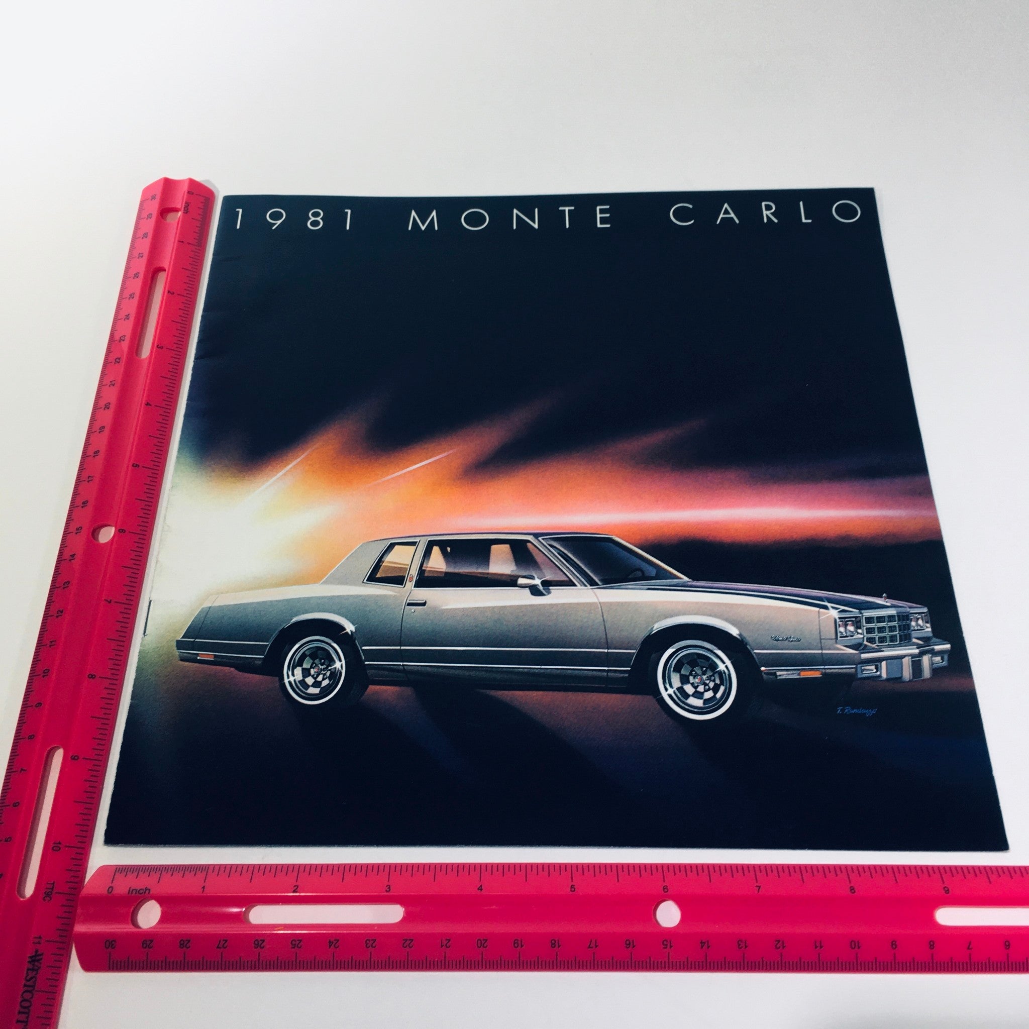 1981 Monte Carlo Sport Coupe w/Computer Command Control Car Sale Brochure