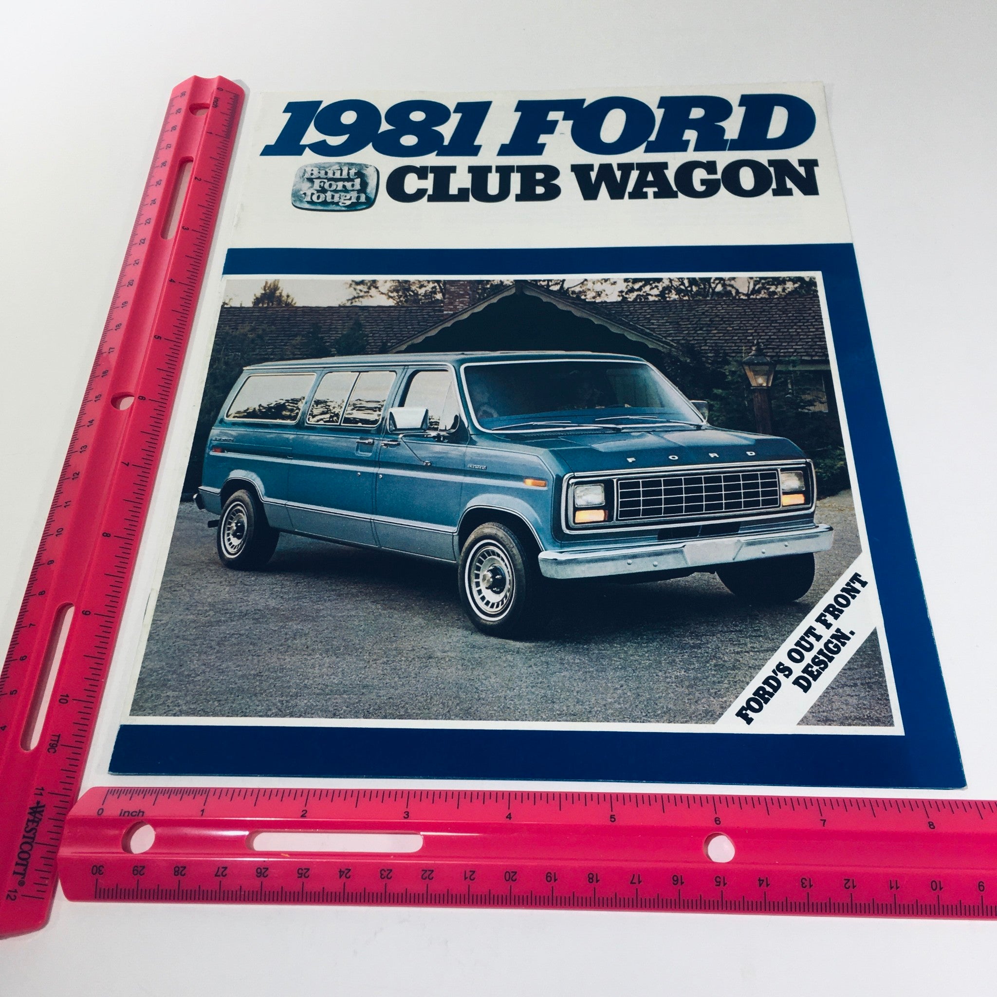 1981 Ford Wagon Club Wagon V-8 300 CID 6 4-Speed Manual Car Sale Brochure