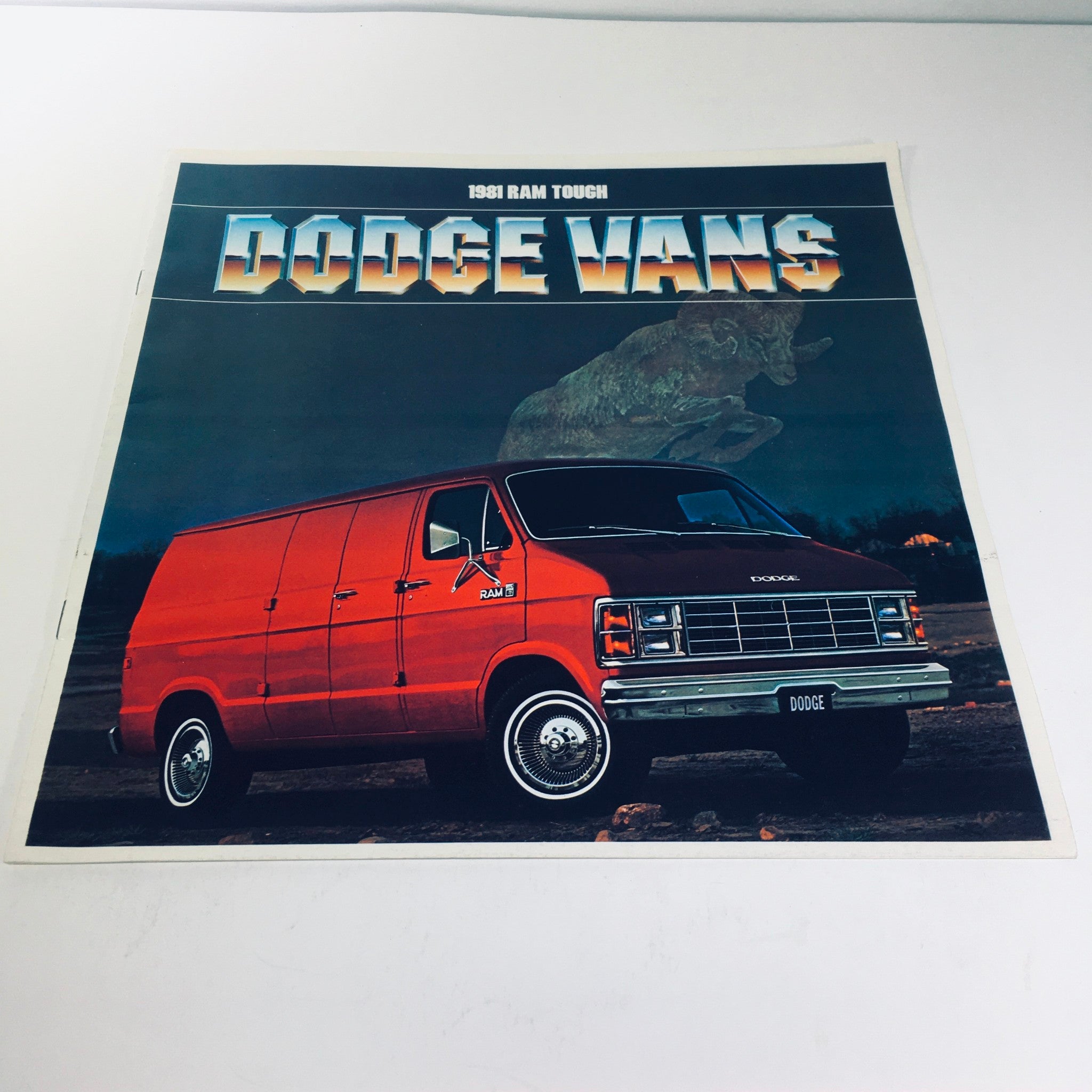 1981 Ram Tough Dodge Truck Vans B150 B250 B350 V-8 Power Car Sale Brochure