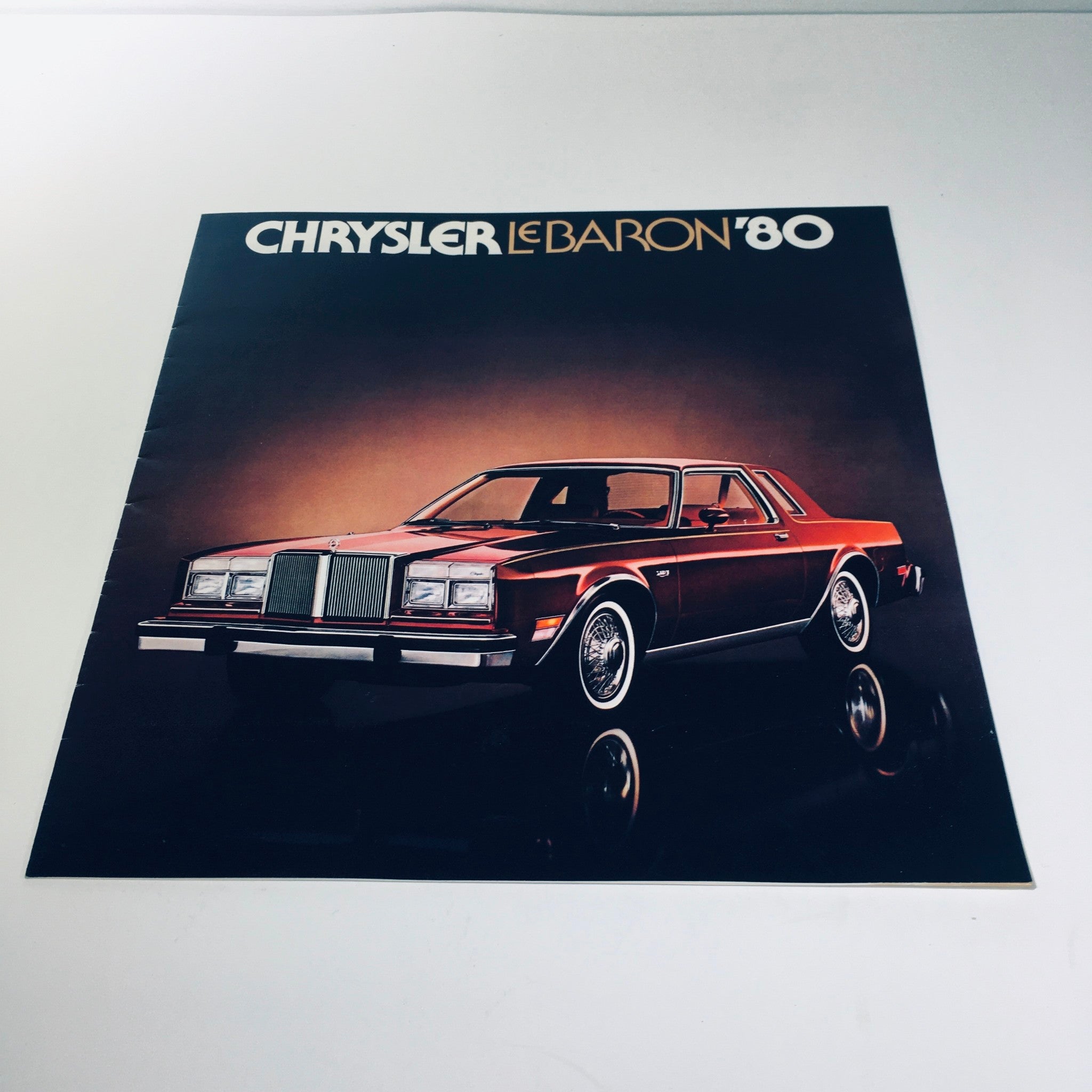 1980 Chrysler LeBaron Four-Door Medallion MOPAR Parts Car Sale Brochure