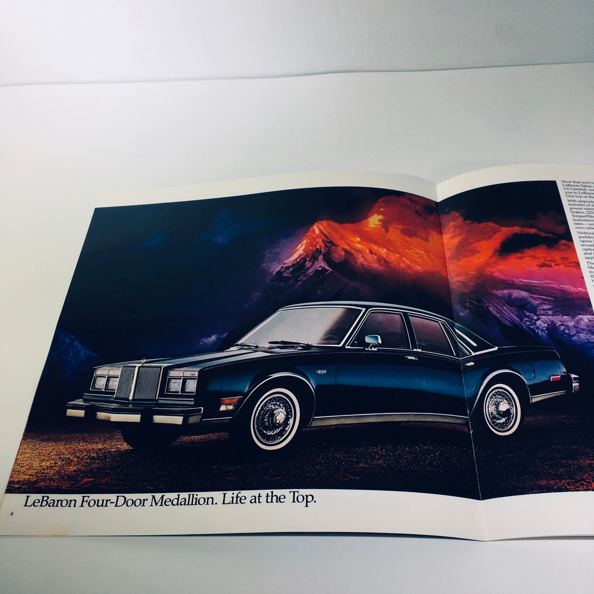 1980 Chrysler LeBaron Four-Door Medallion MOPAR Parts Car Sale Brochure