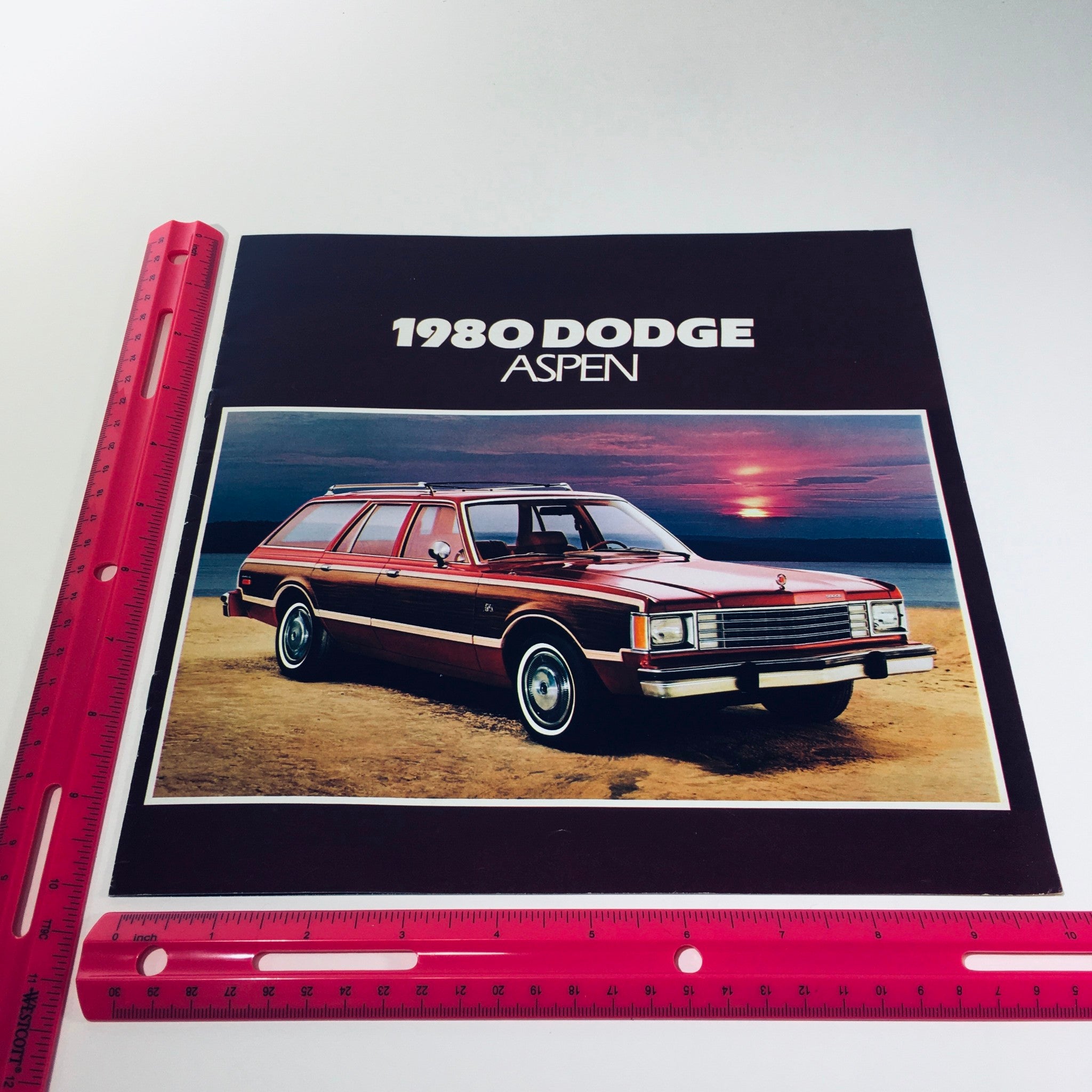 1980 Dodge Aspen Coupe Optional T-Bar Roof Compact Car Sale Brochure