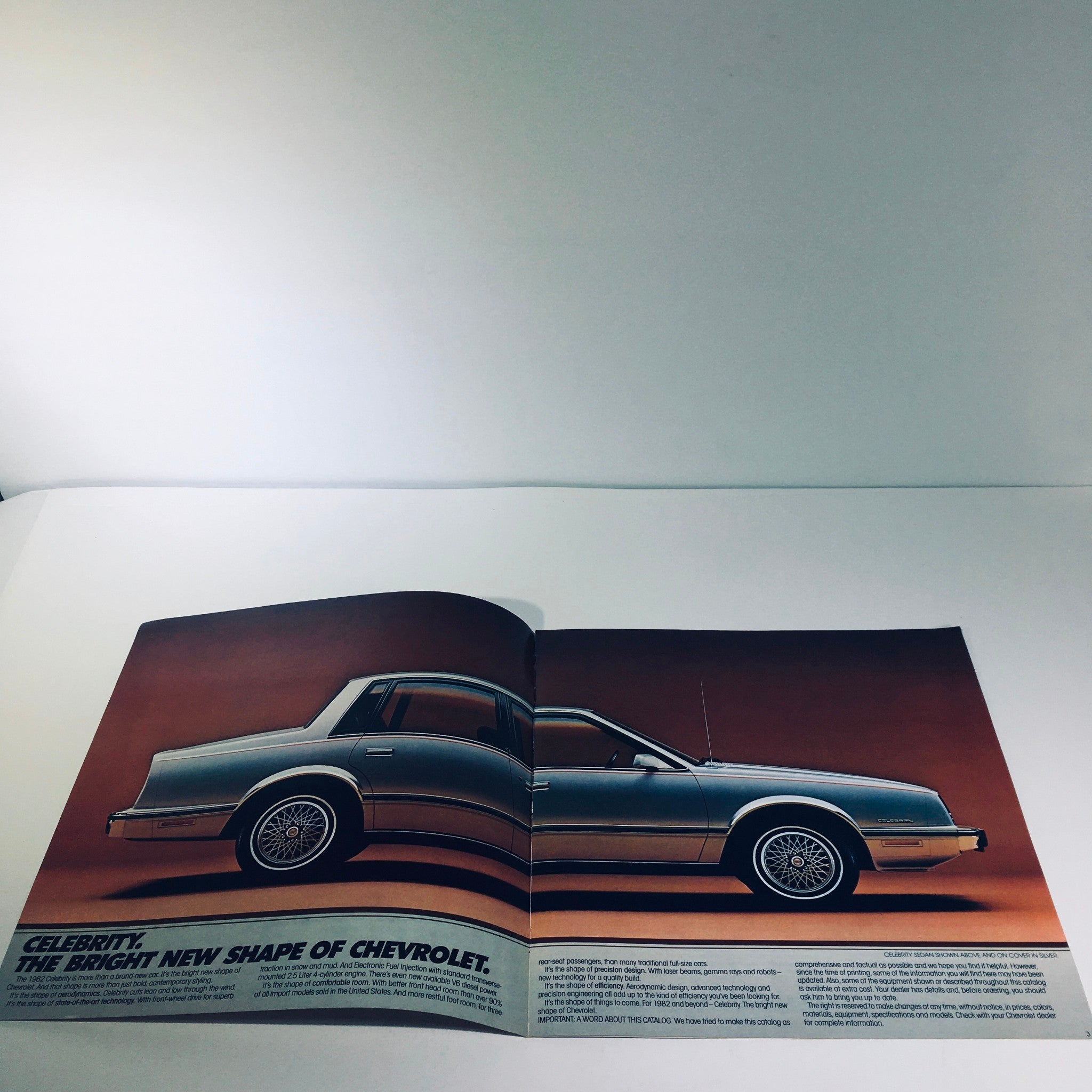 October 1981 Chevrolet Celebrity Your Taste of Luxury 4084 Car Sale Brochure