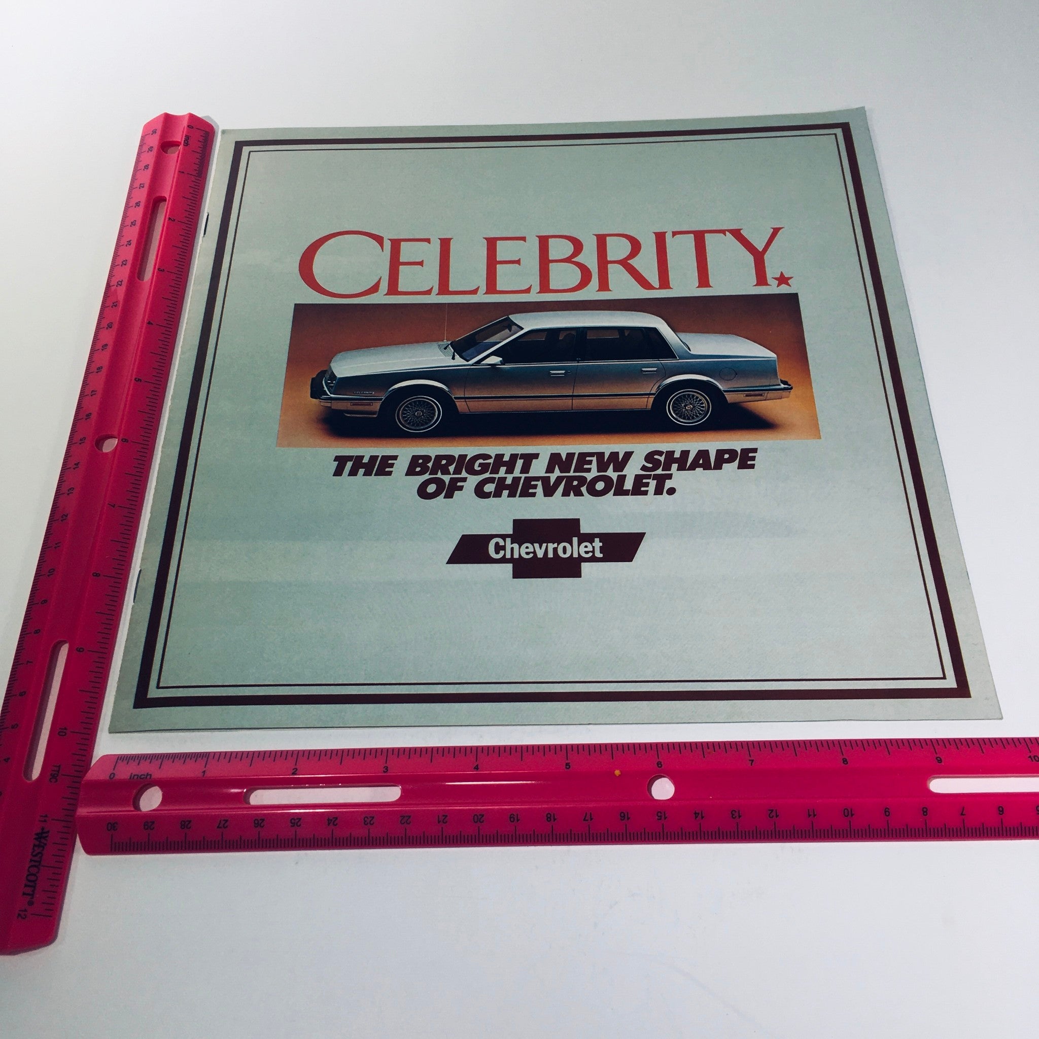 October 1981 Chevrolet Celebrity Your Taste of Luxury 4084 Car Sale Brochure