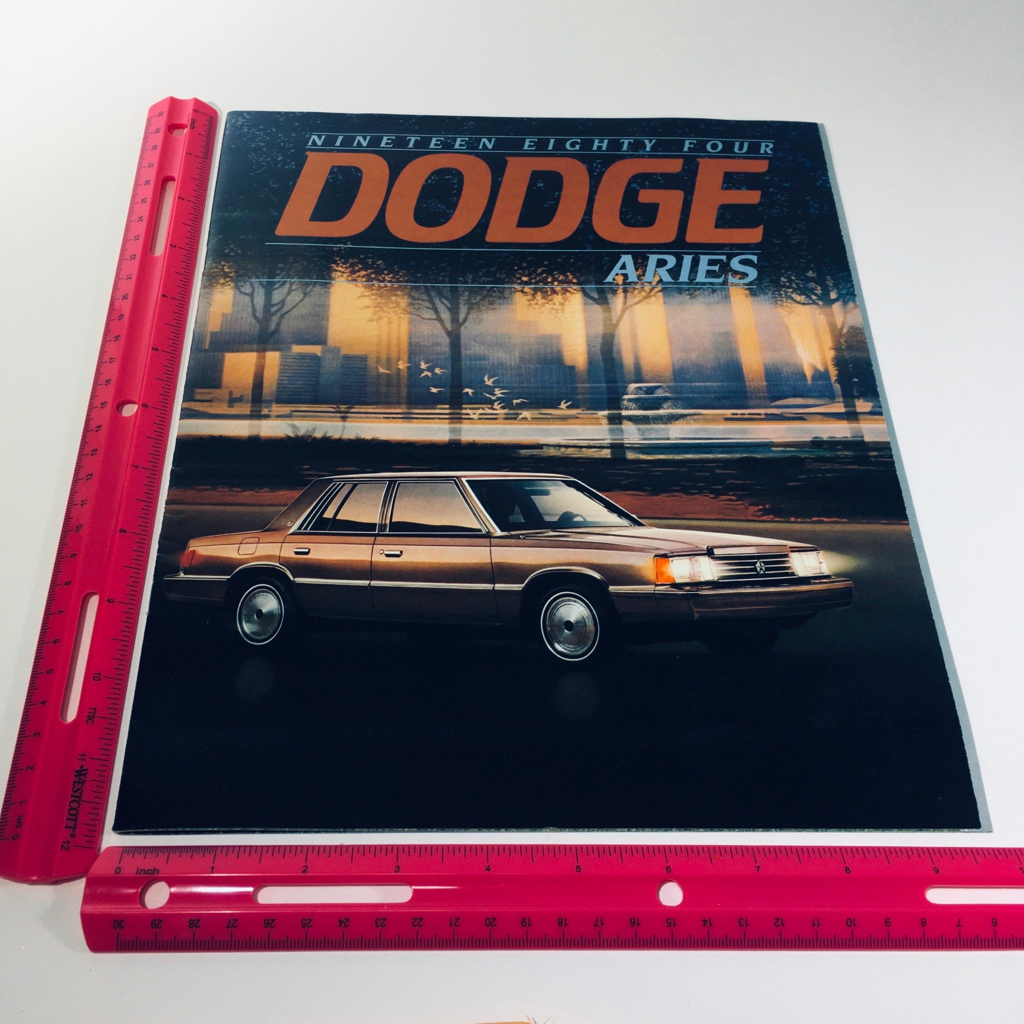 1984 Dodge Aries Four-Door Sedan An American Revolution Car Sale Brochure