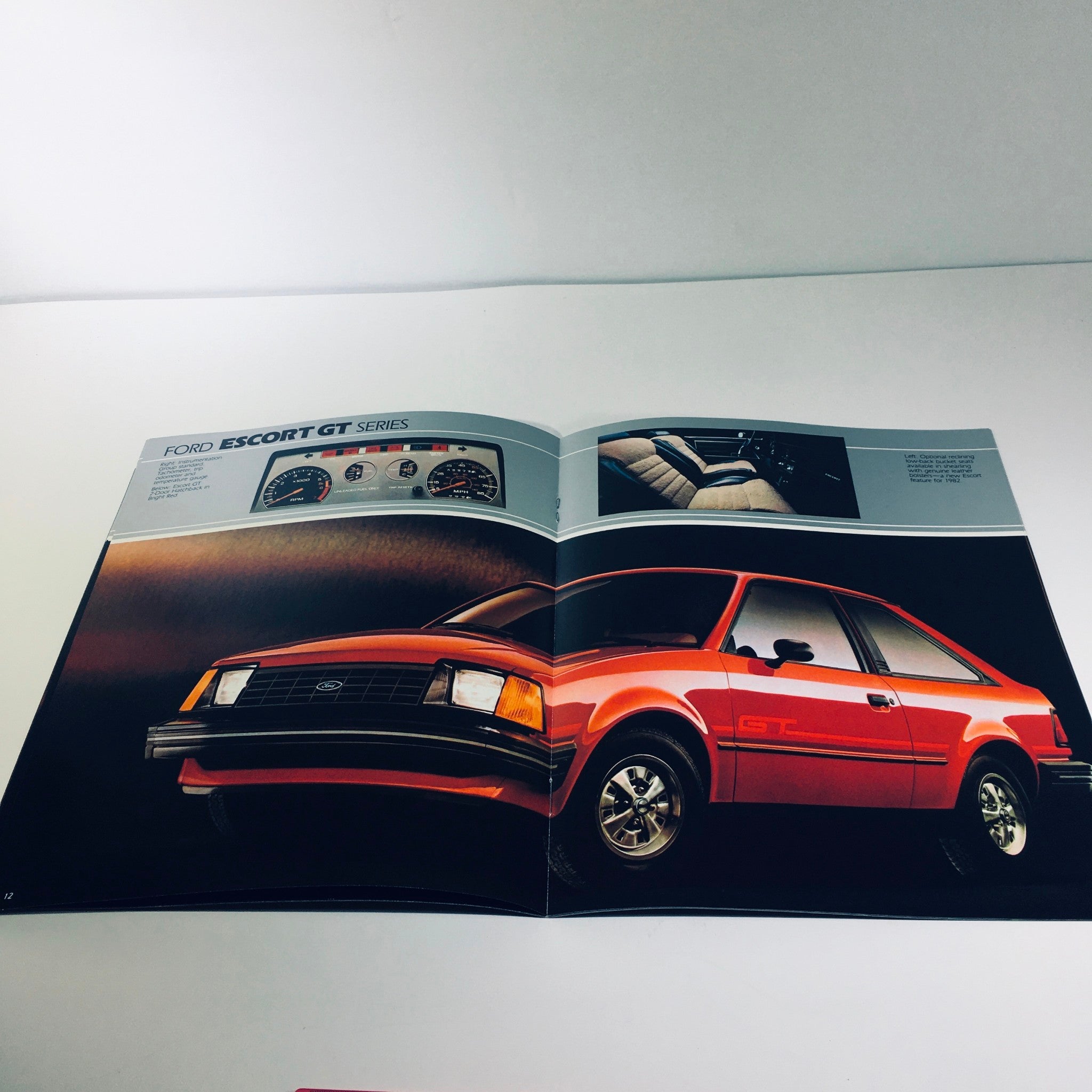 1982 Ford Escort GL Series 2-Door Hatchback from Ford Division Car Sale Brochure