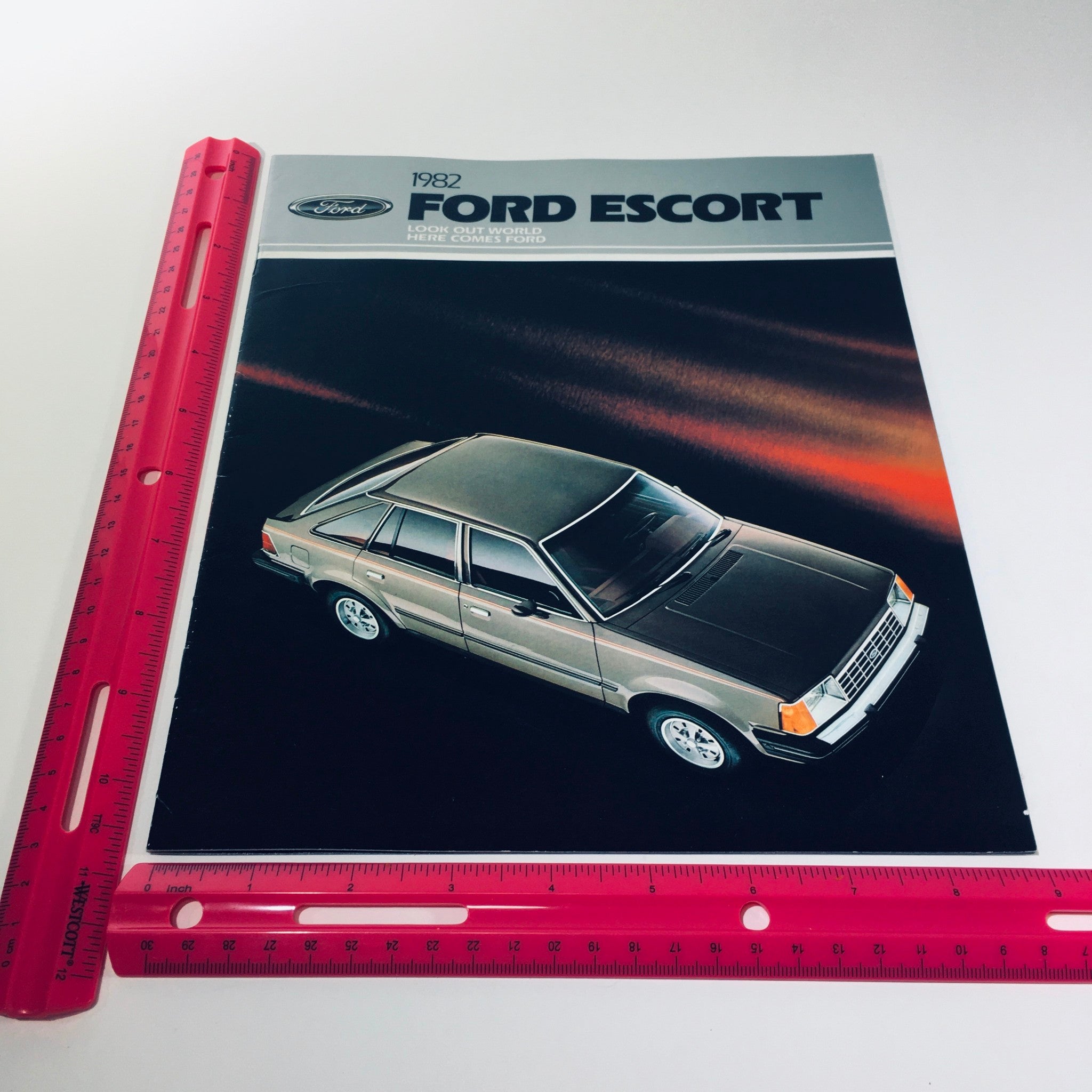 1982 Ford Escort GL Series 2-Door Hatchback from Ford Division Car Sale Brochure