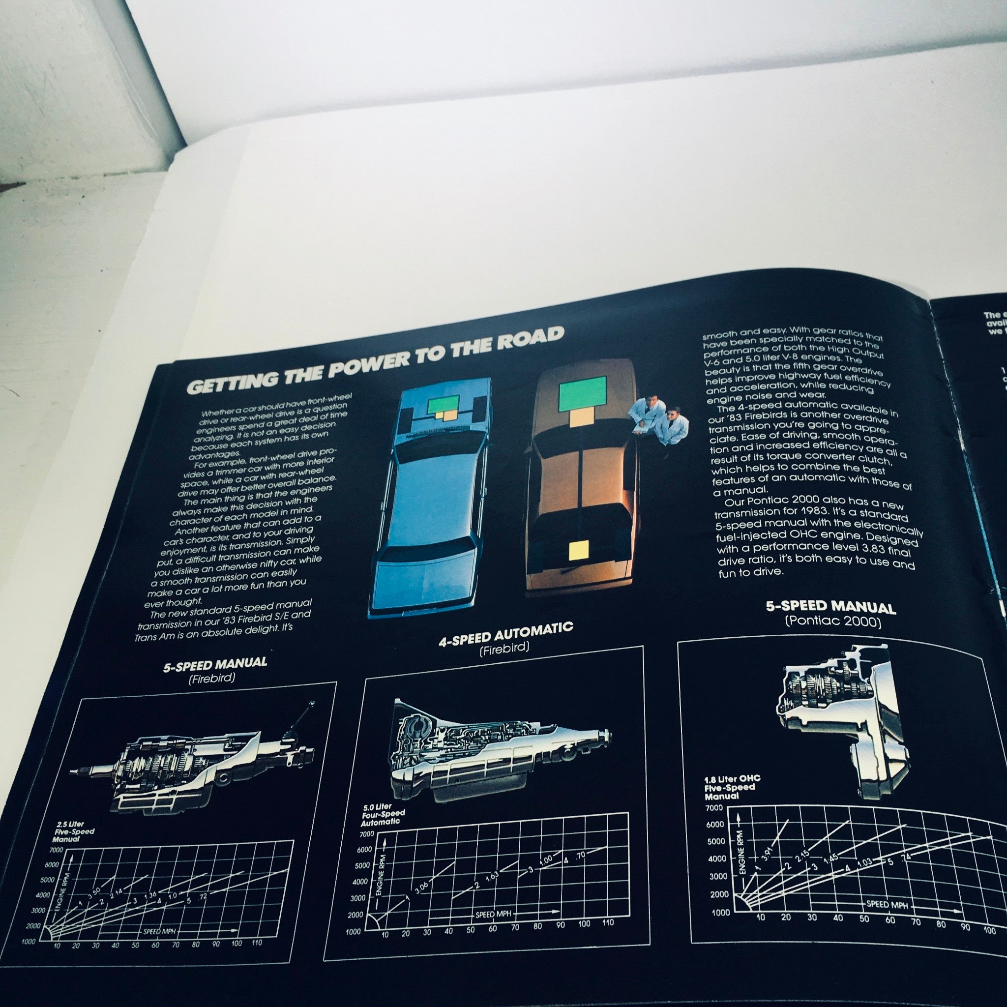 1983 Pontiac 2000 5.8 Liter V-8 Engine Grand Prix Car Sale Brochure