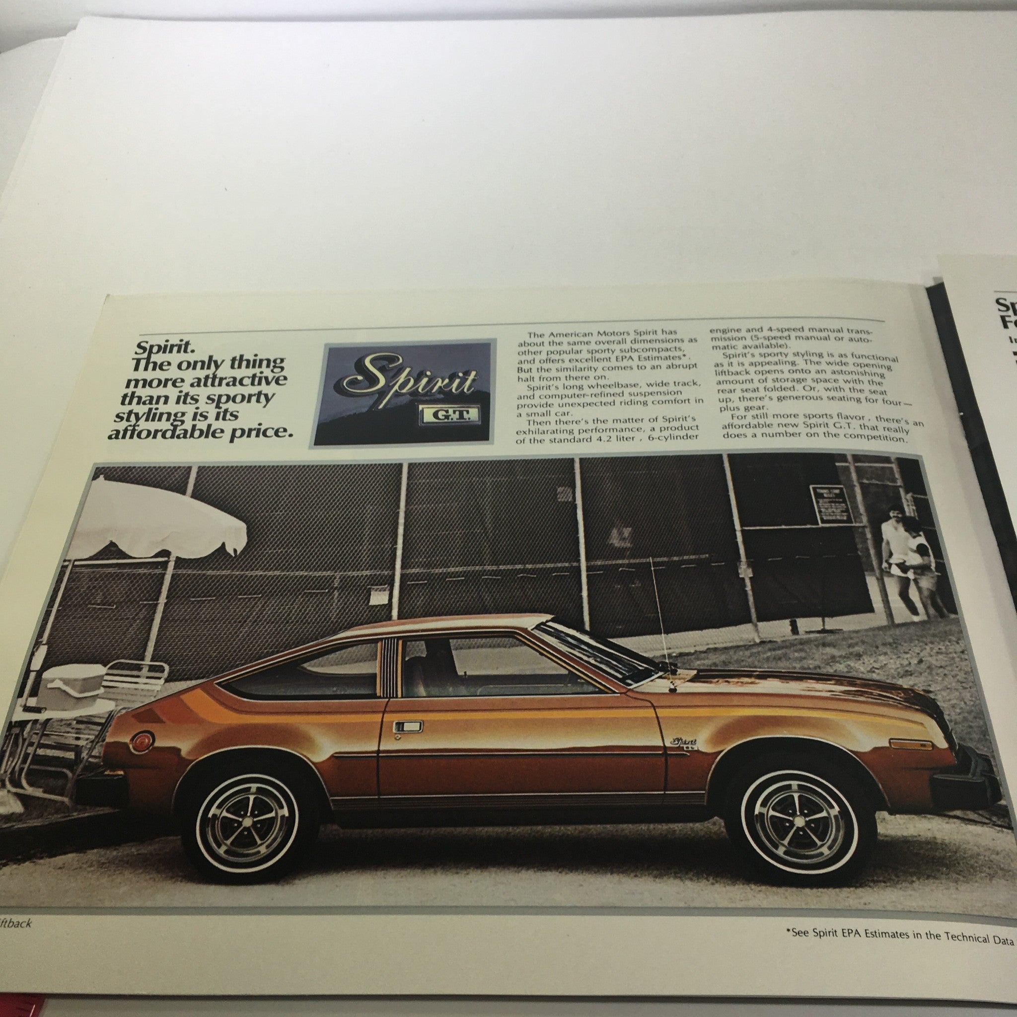 1983 American Motors Eagle-SX/4-Concord-Spirit 6-Cylinder 4-Speed Car Brochure