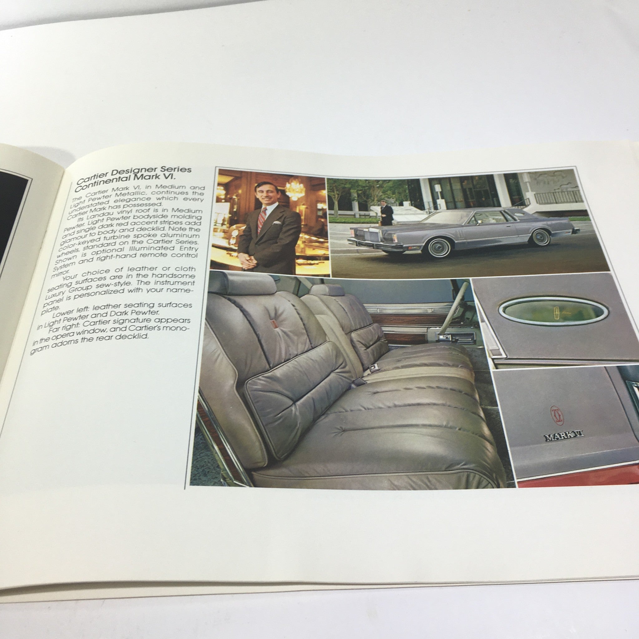 1980 Pucci Designer Continental Series Mark VI Car Sale Brochure