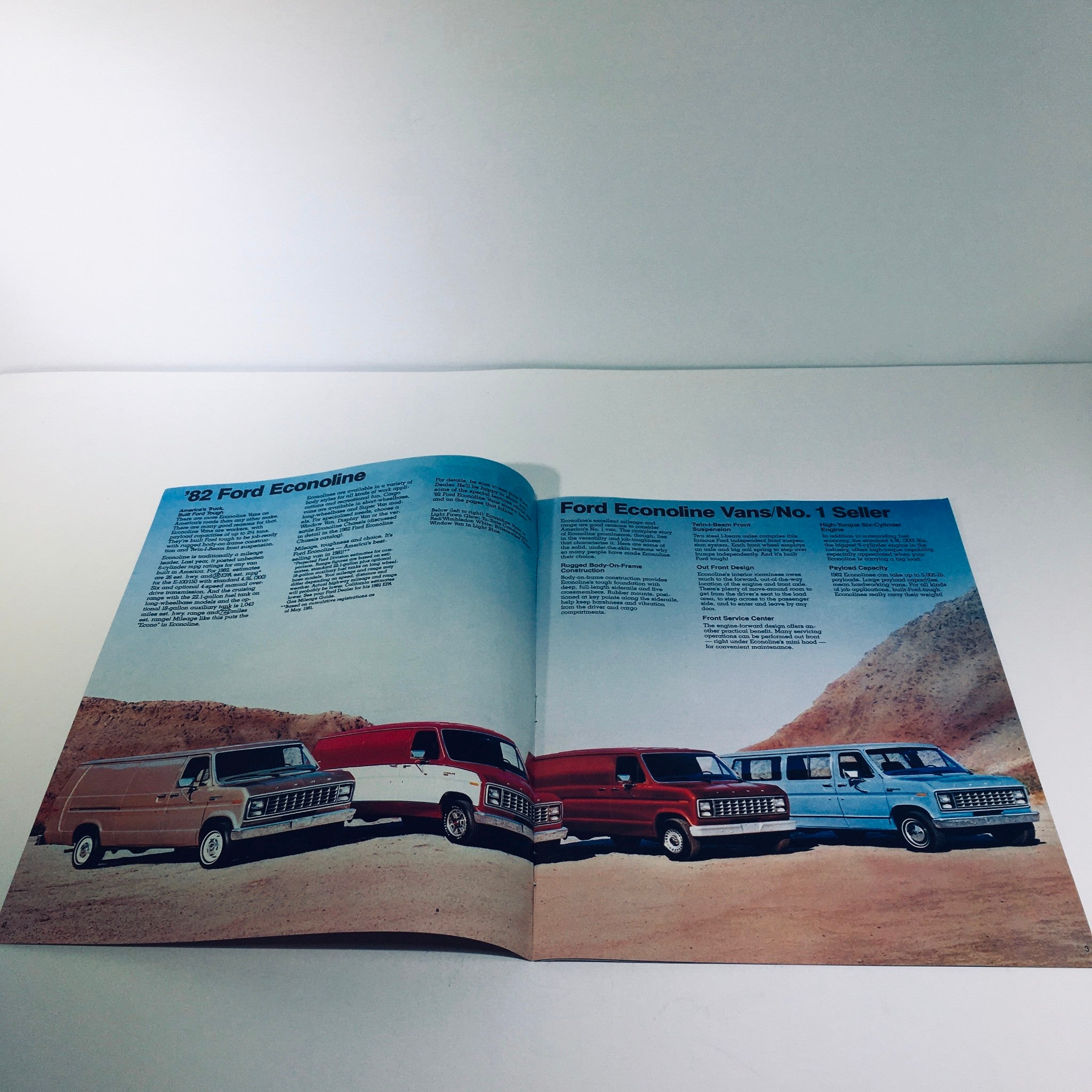 1982 Ford Econoline America's Truck E-100/150 4-Speed Manual Power Car Brochure