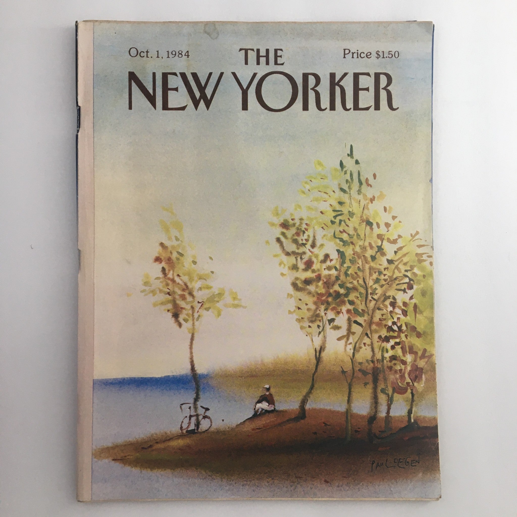 The New Yorker Full Magazine October 1 1984 Negatives Paul Degen No Label