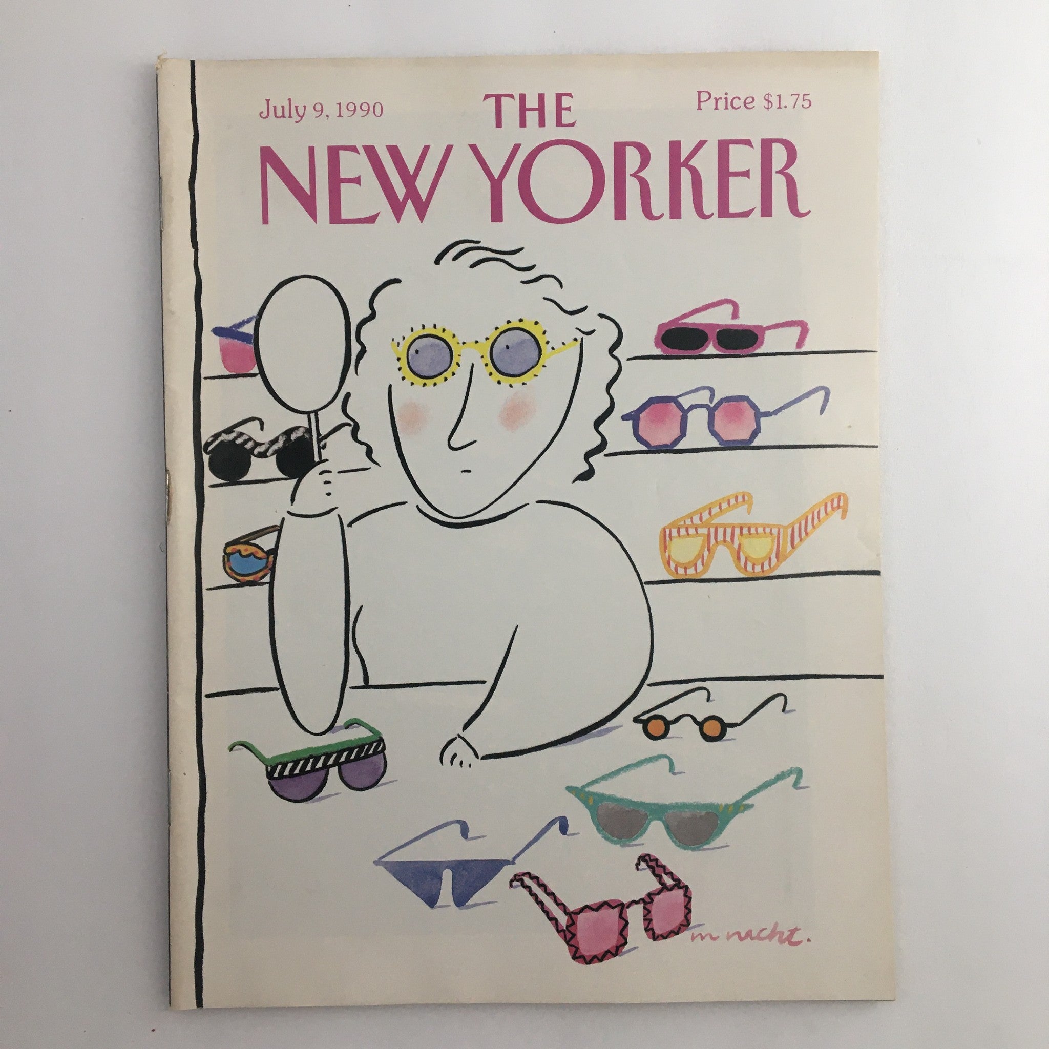 The New Yorker Full Magazine July 9 1990 Sunglasses by Merle Nacht