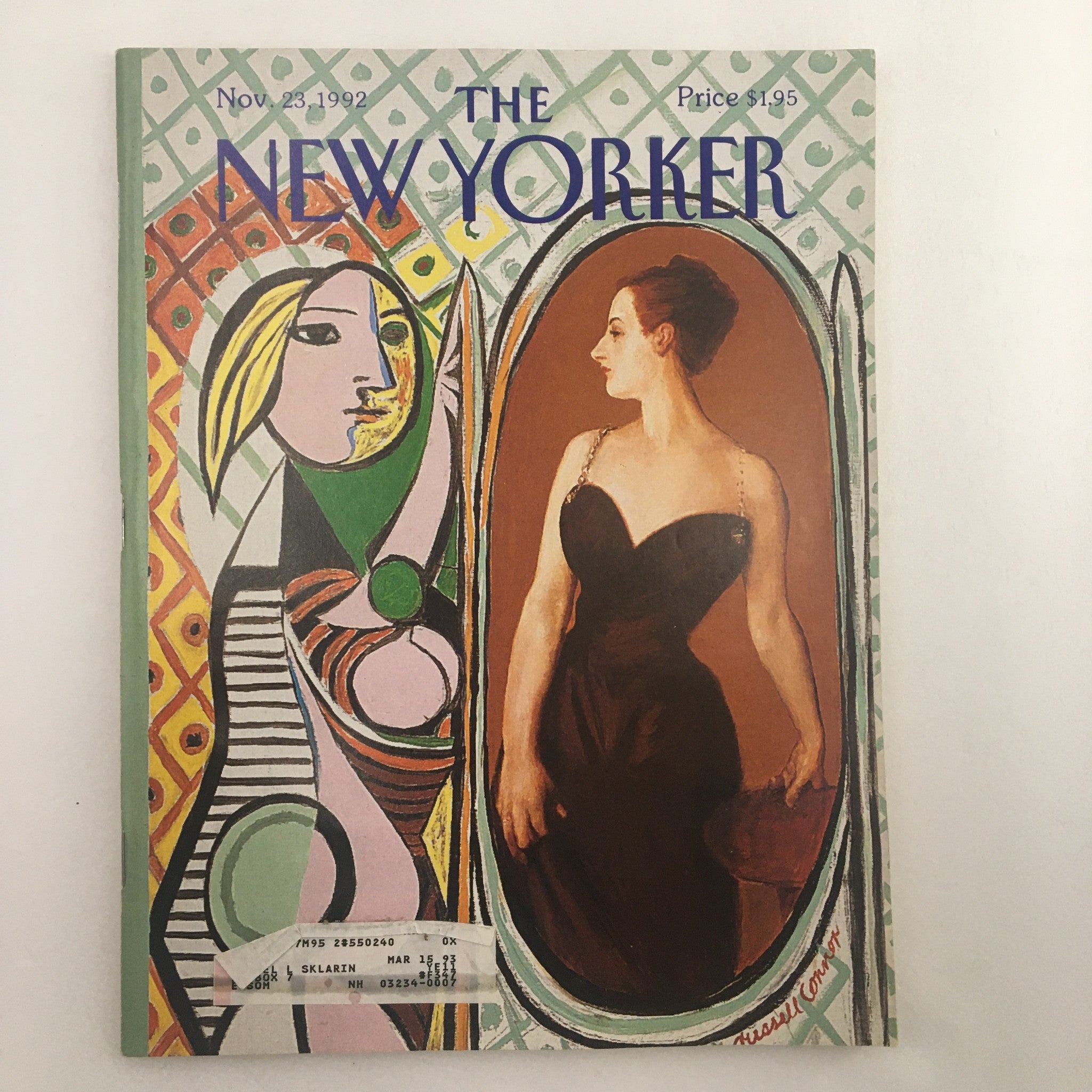 The New Yorker Full Magazine November 23 1992 Reflection by Russell Connor