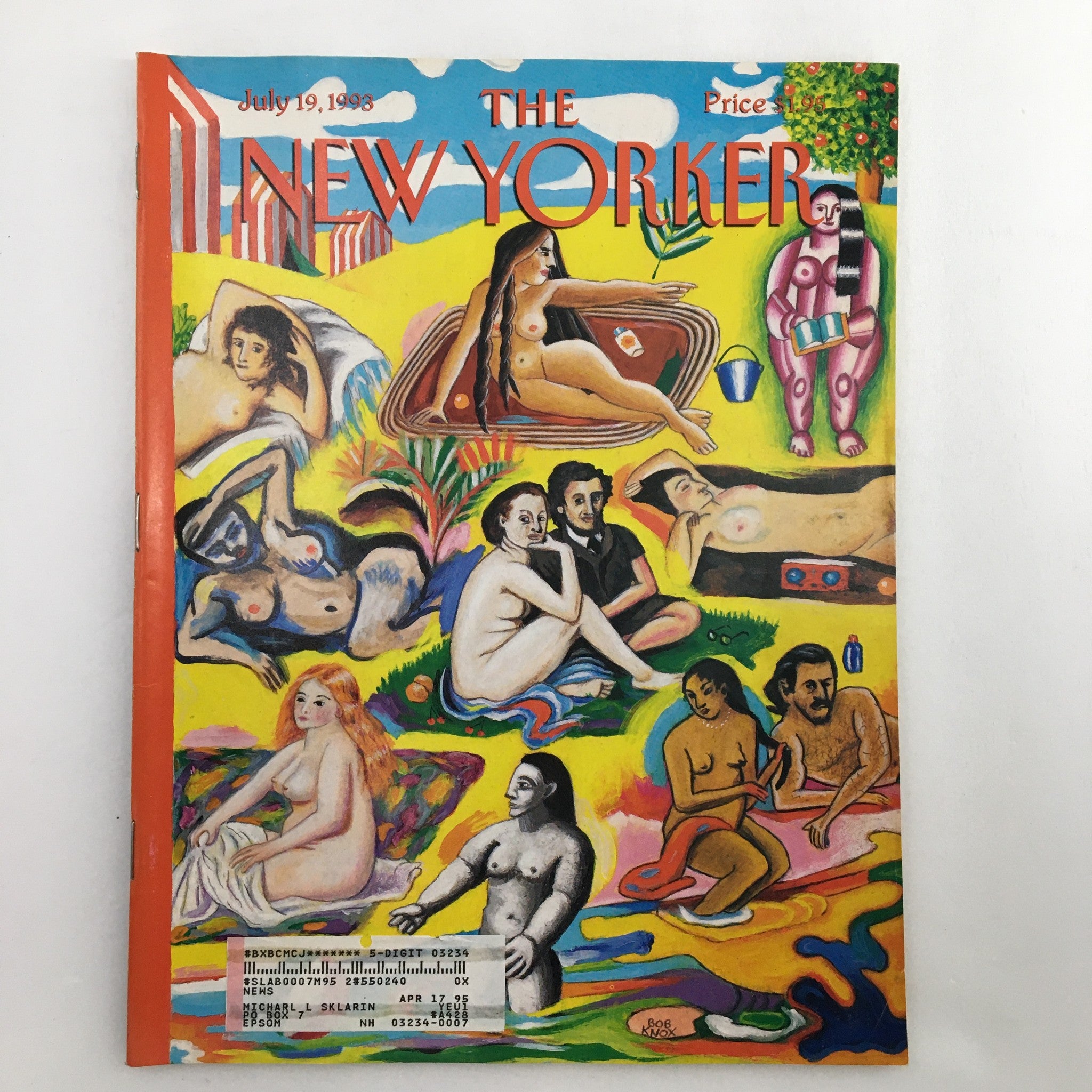 The New Yorker Full Magazine July 19 1993 Sur la Plage by Bob Knox