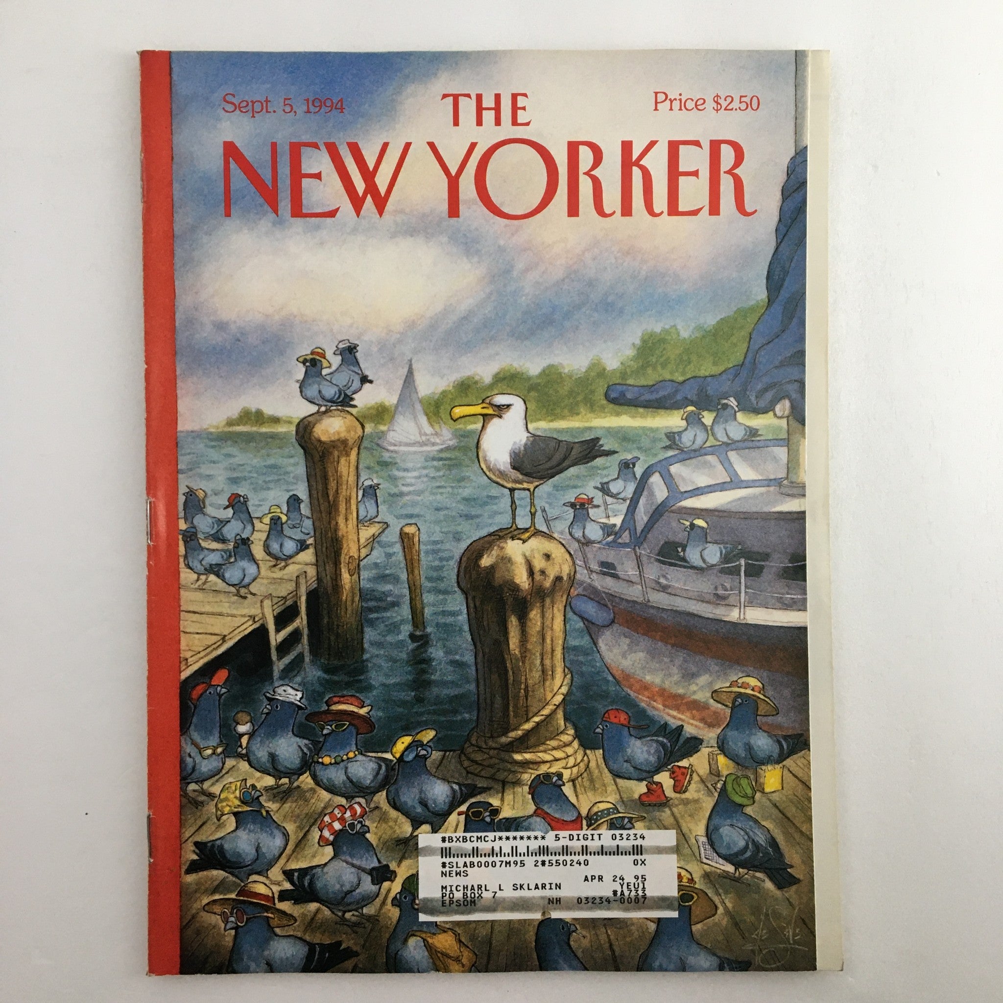 The New Yorker Full Magazine September 5 1994 Labor Day by Peter de Seve