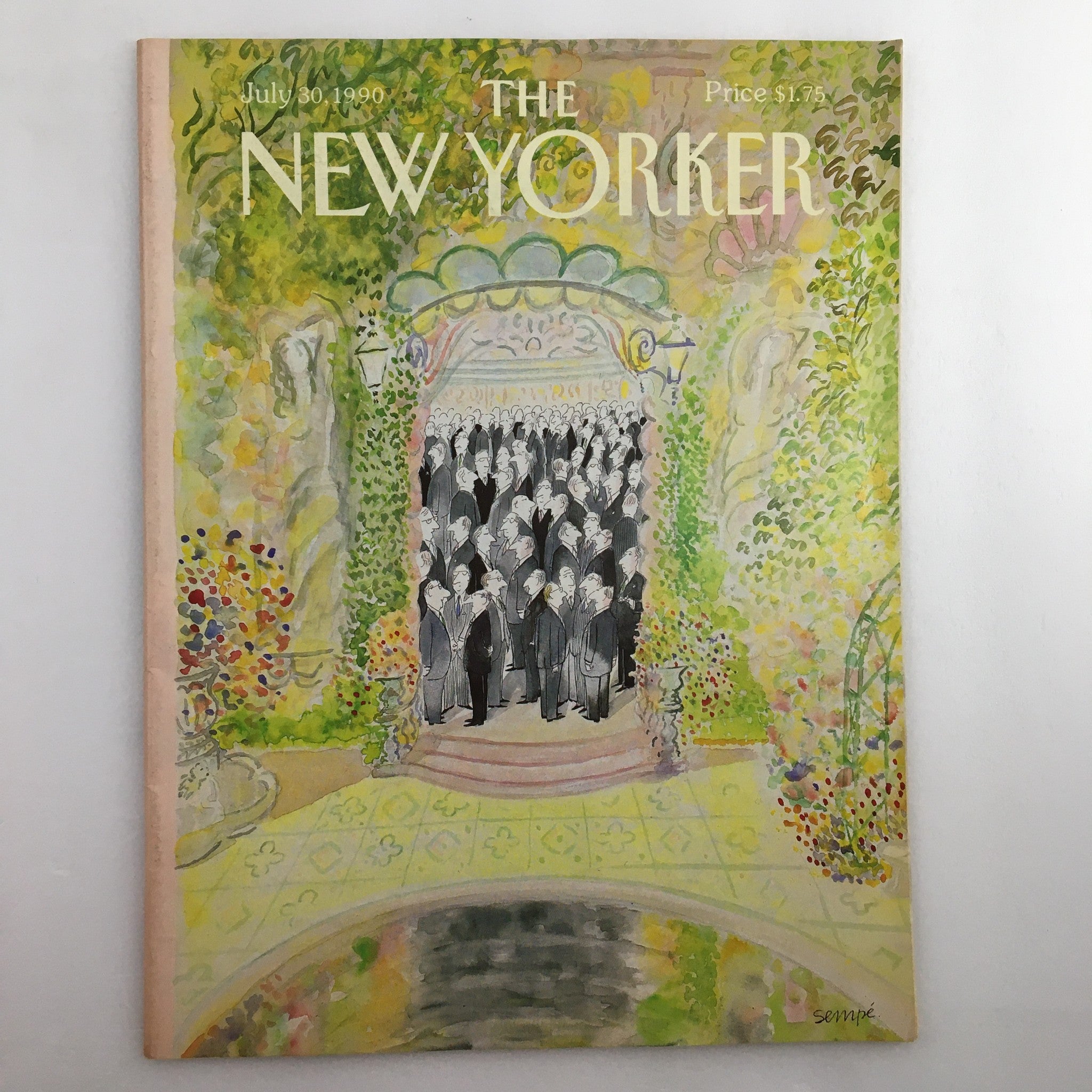 The New Yorker Full Magazine July 30 1990 Meeting of Men Jeean-Jacques Sempe