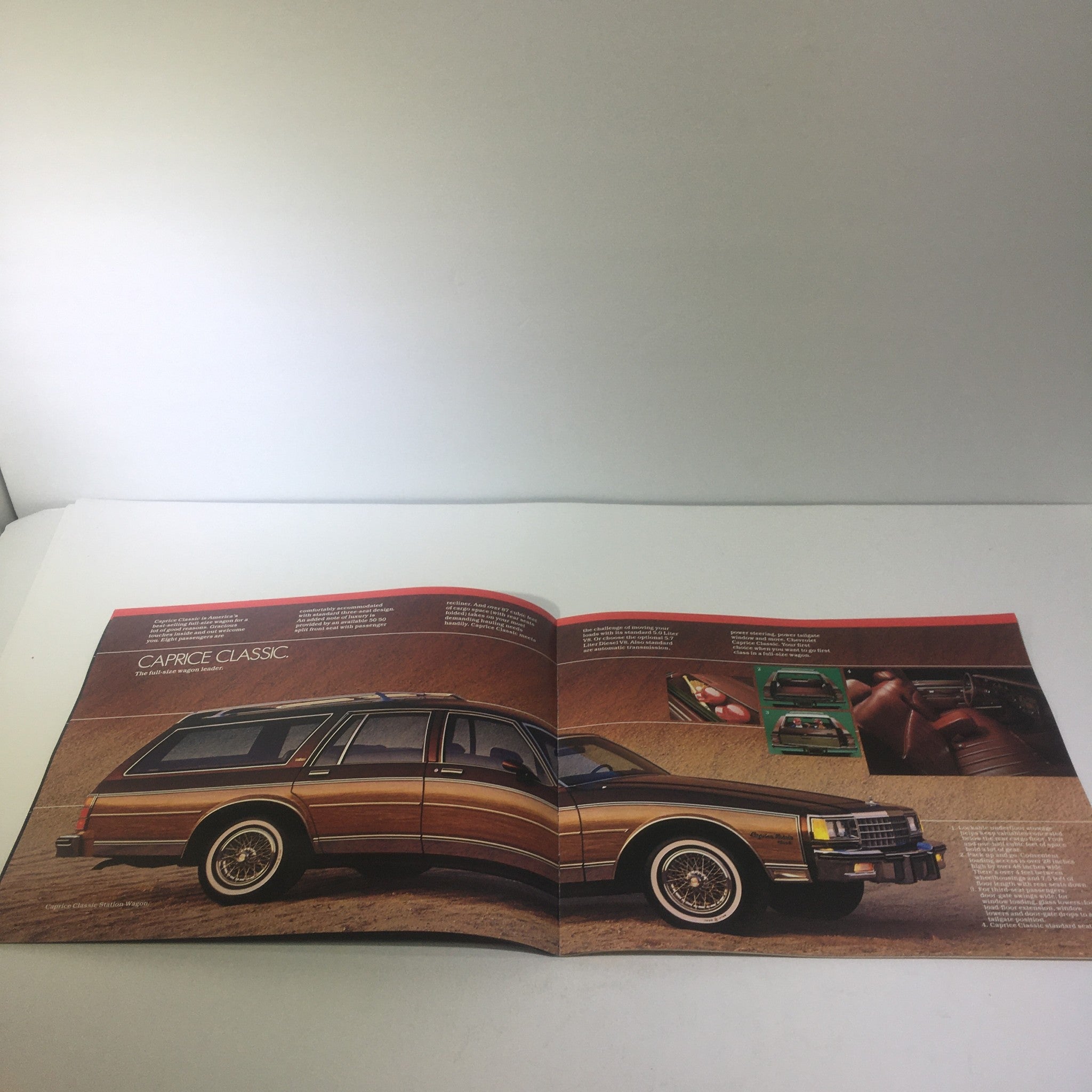 1983 Chevrolet Specialty People-Carries Caprice Classic V-8 Engine Car Brochure