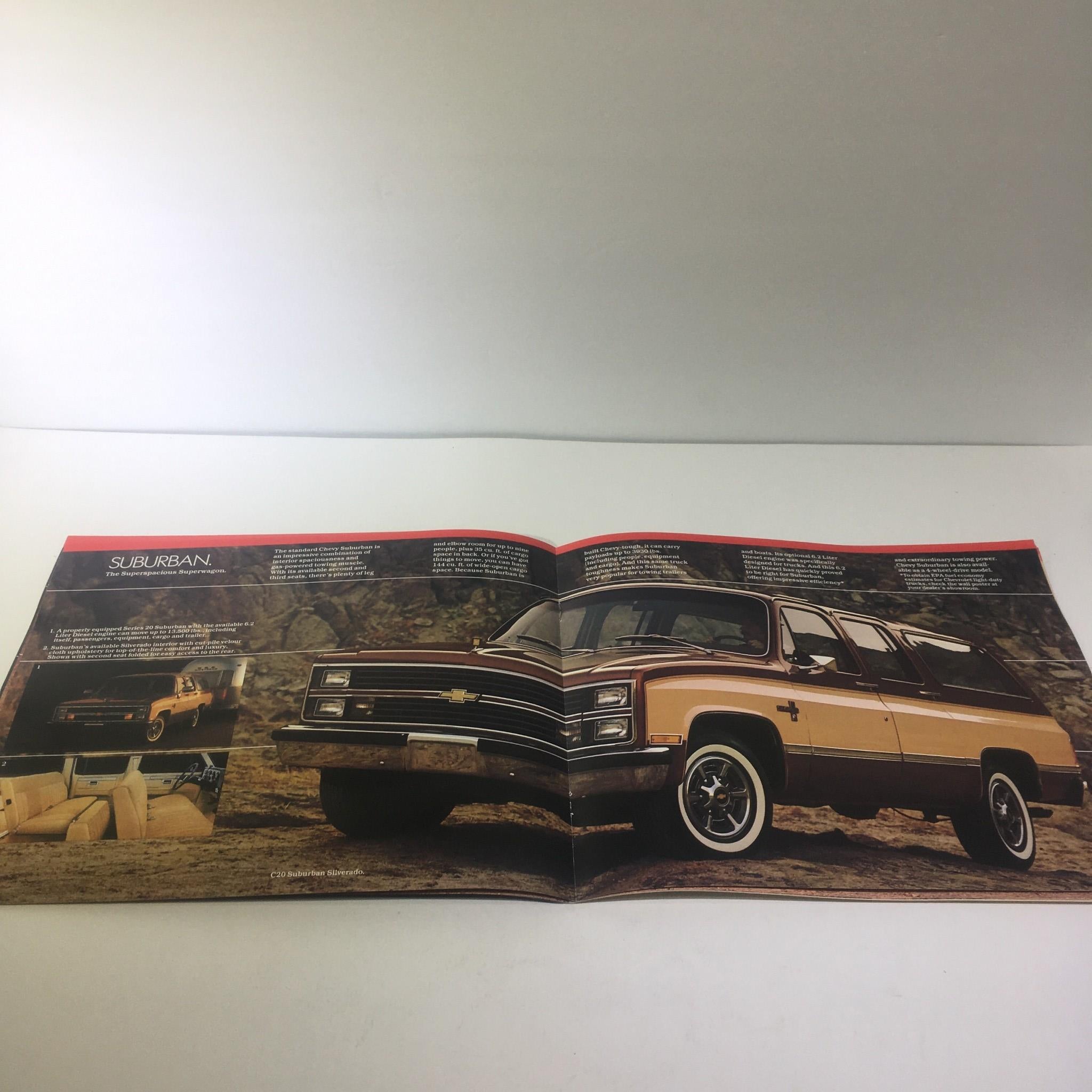 1983 Chevrolet Specialty People-Carries Caprice Classic V-8 Engine Car Brochure