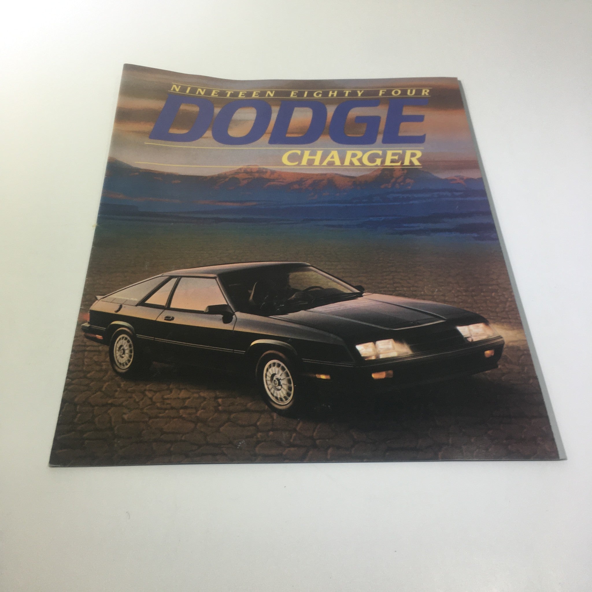 1984 Charger by Dodge 4-Cylinder V-8 Engine 5-Speed Manual Car Sale Brochure