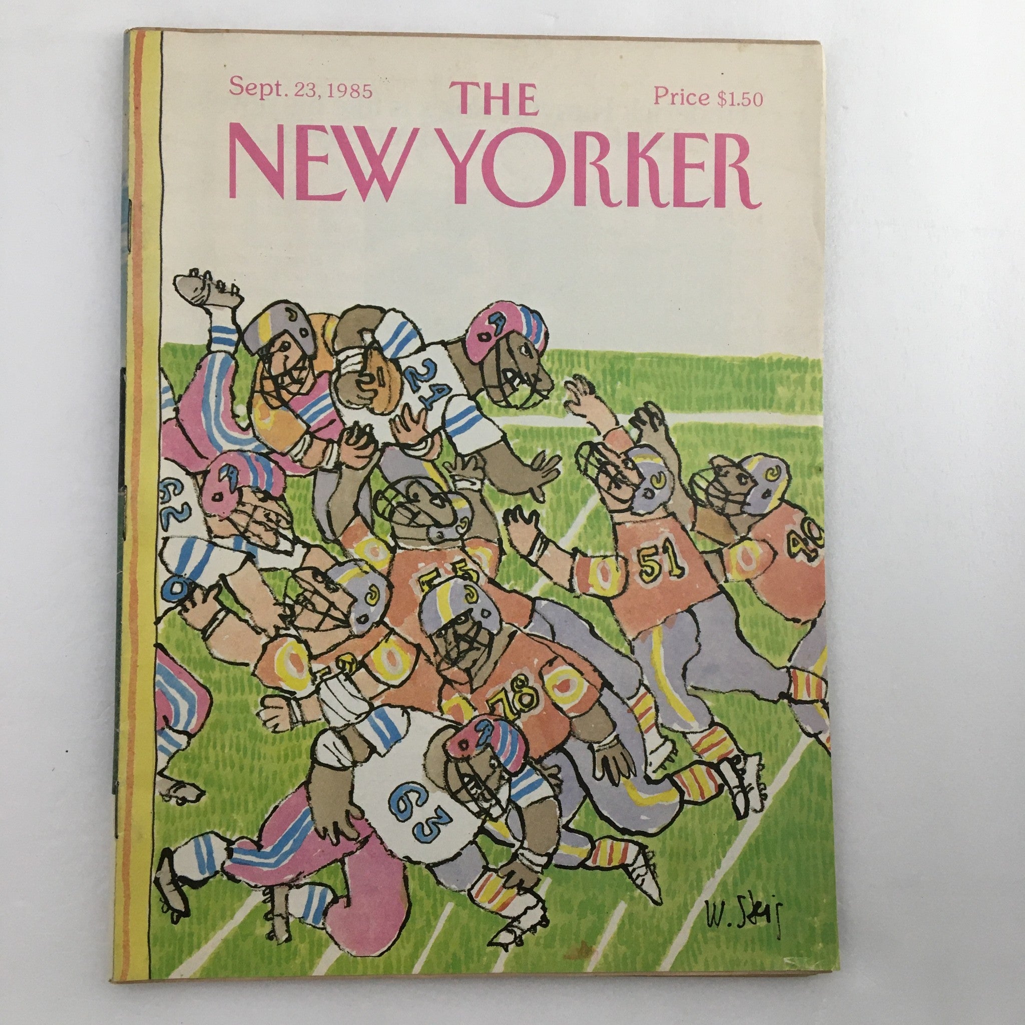 The New Yorker Full Magazine September 23 1985 Goal by William Steig No Label