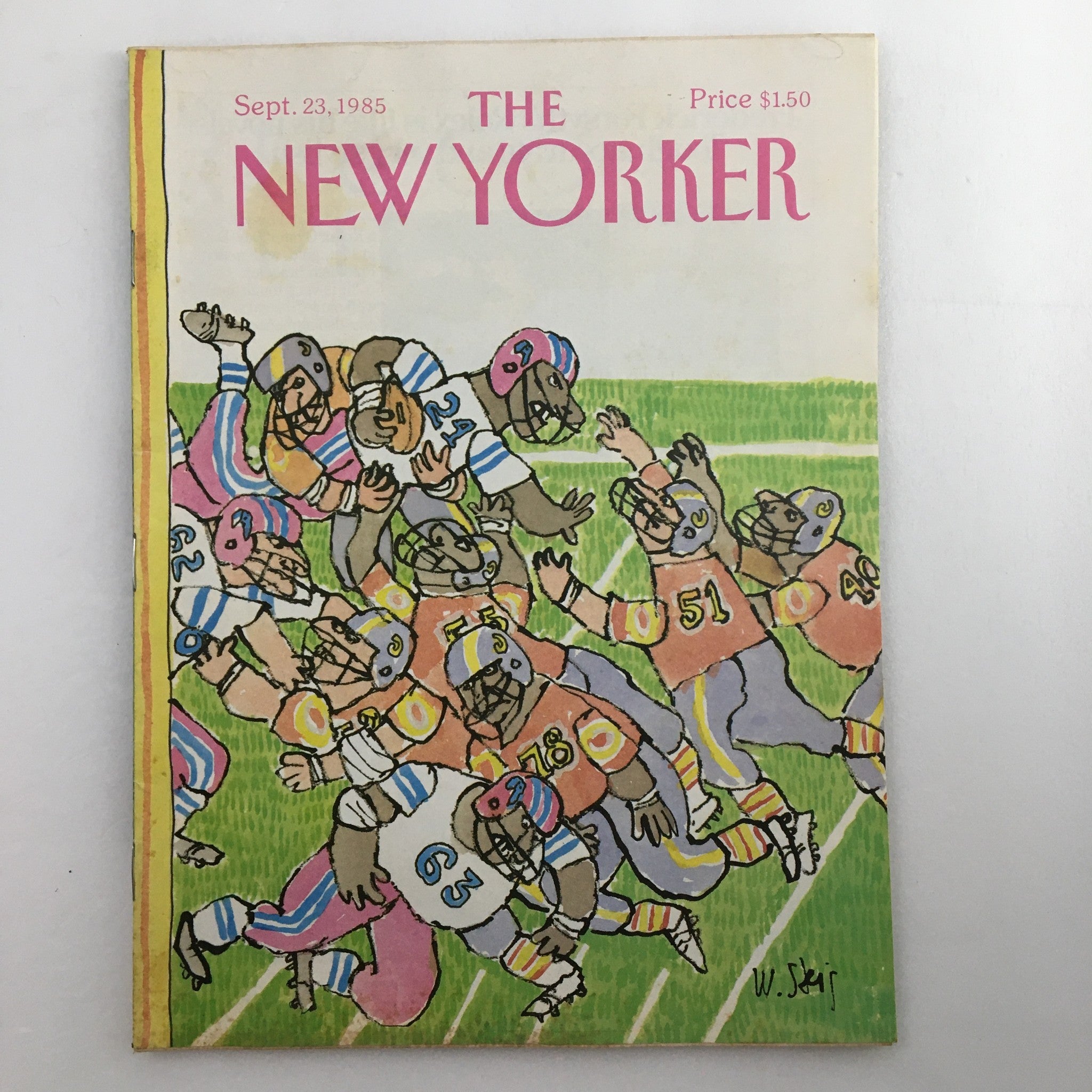 The New Yorker Full Magazine September 23 1985 Goal Now William Steig No Label