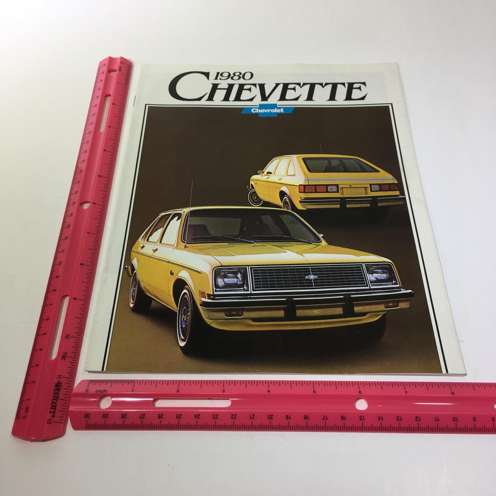 1980 Chevrolet Chevette 4-Cylinder Engine 4-Speed Transmission Car Brochure